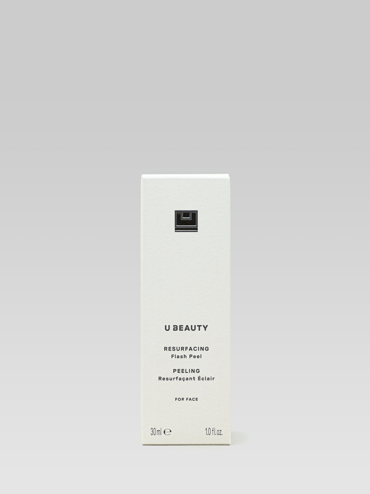 U Beauty Resurfacing Flash Peel 30ml packaging