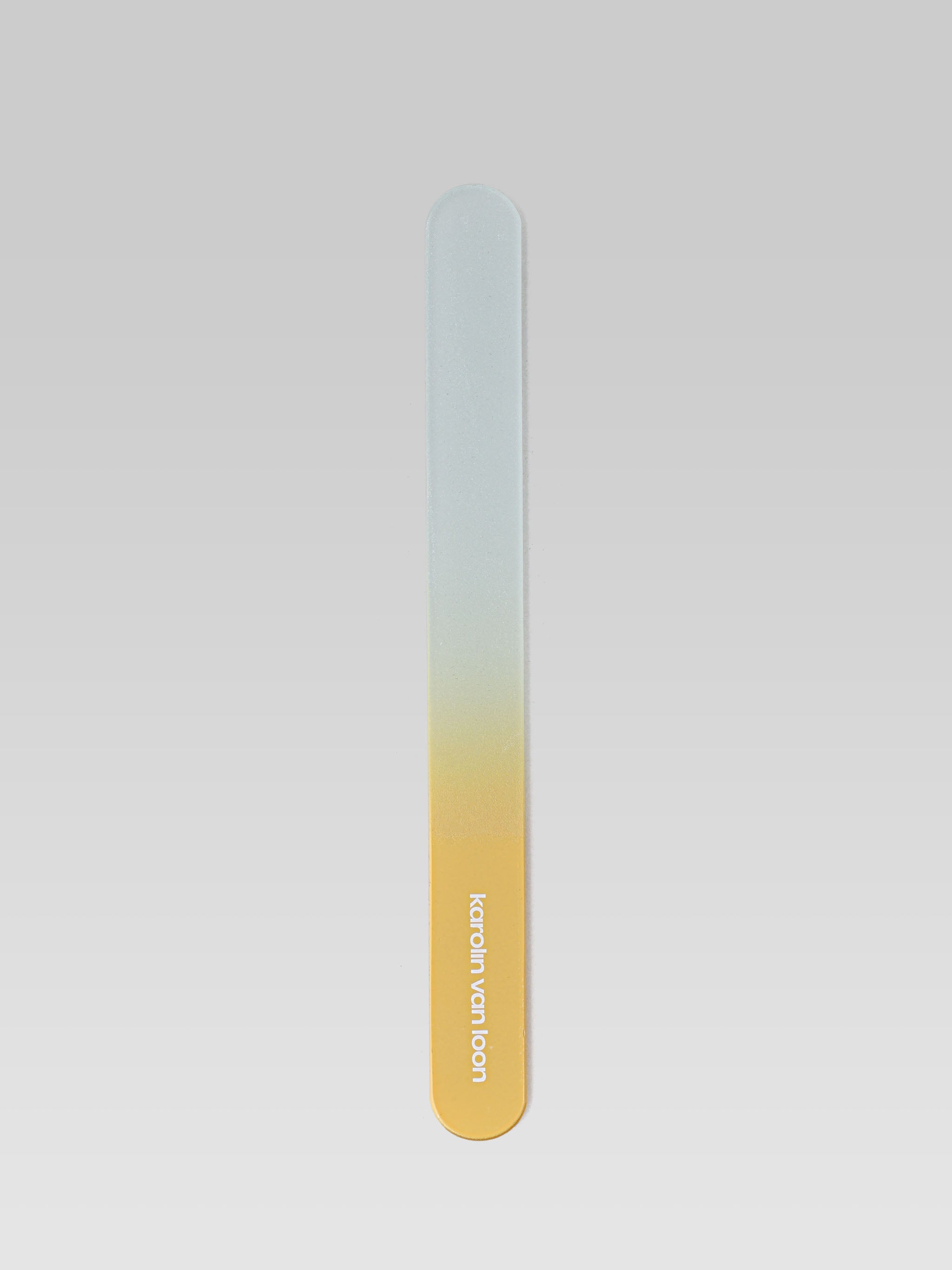 Product shot of Karolin van LoonLa Douceur Glass Nail File Image greenlane