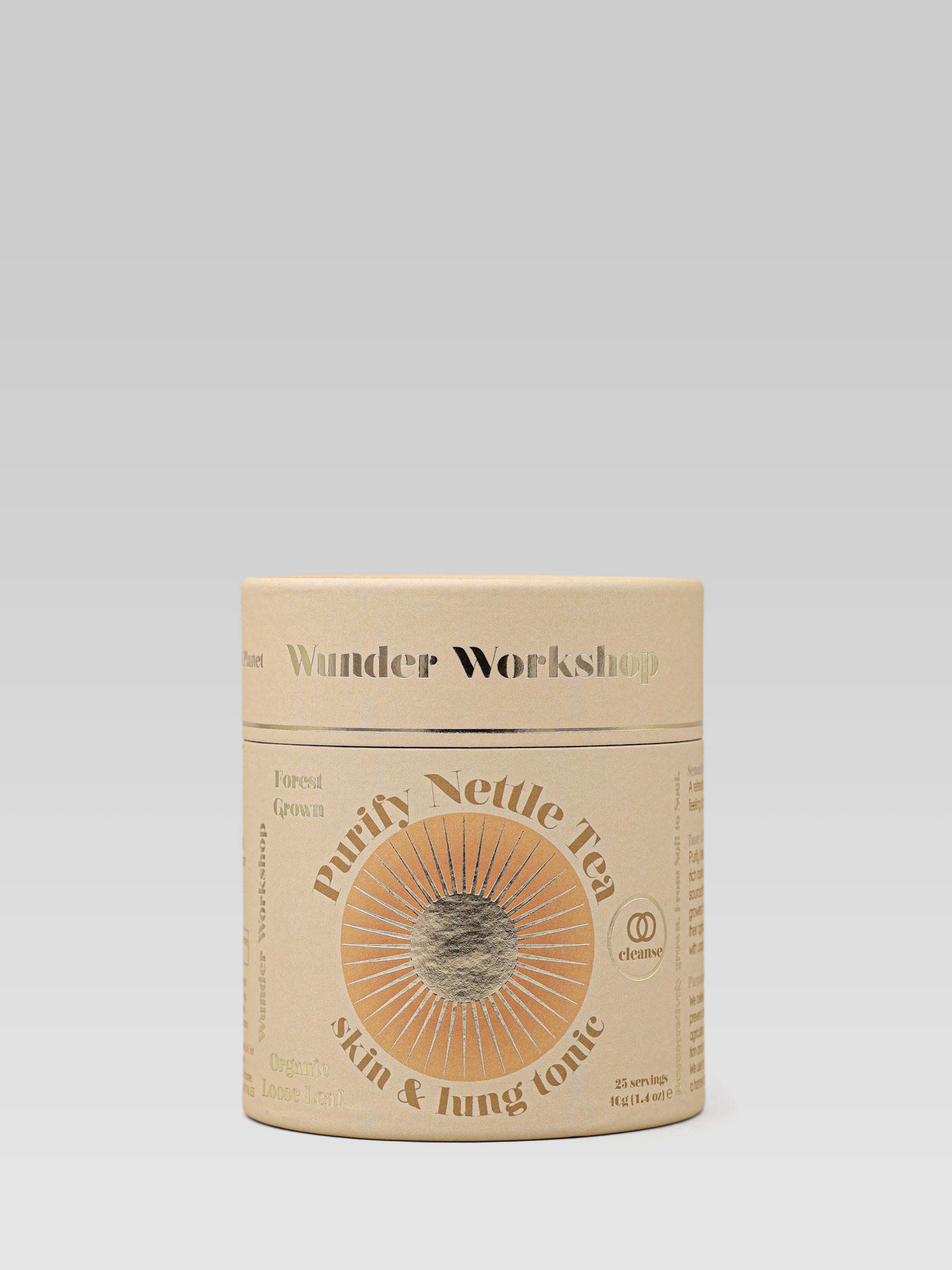 Product shot of WUNDER WORKSHOP Purify Tea Skin and Lung Tonic Image greenlane