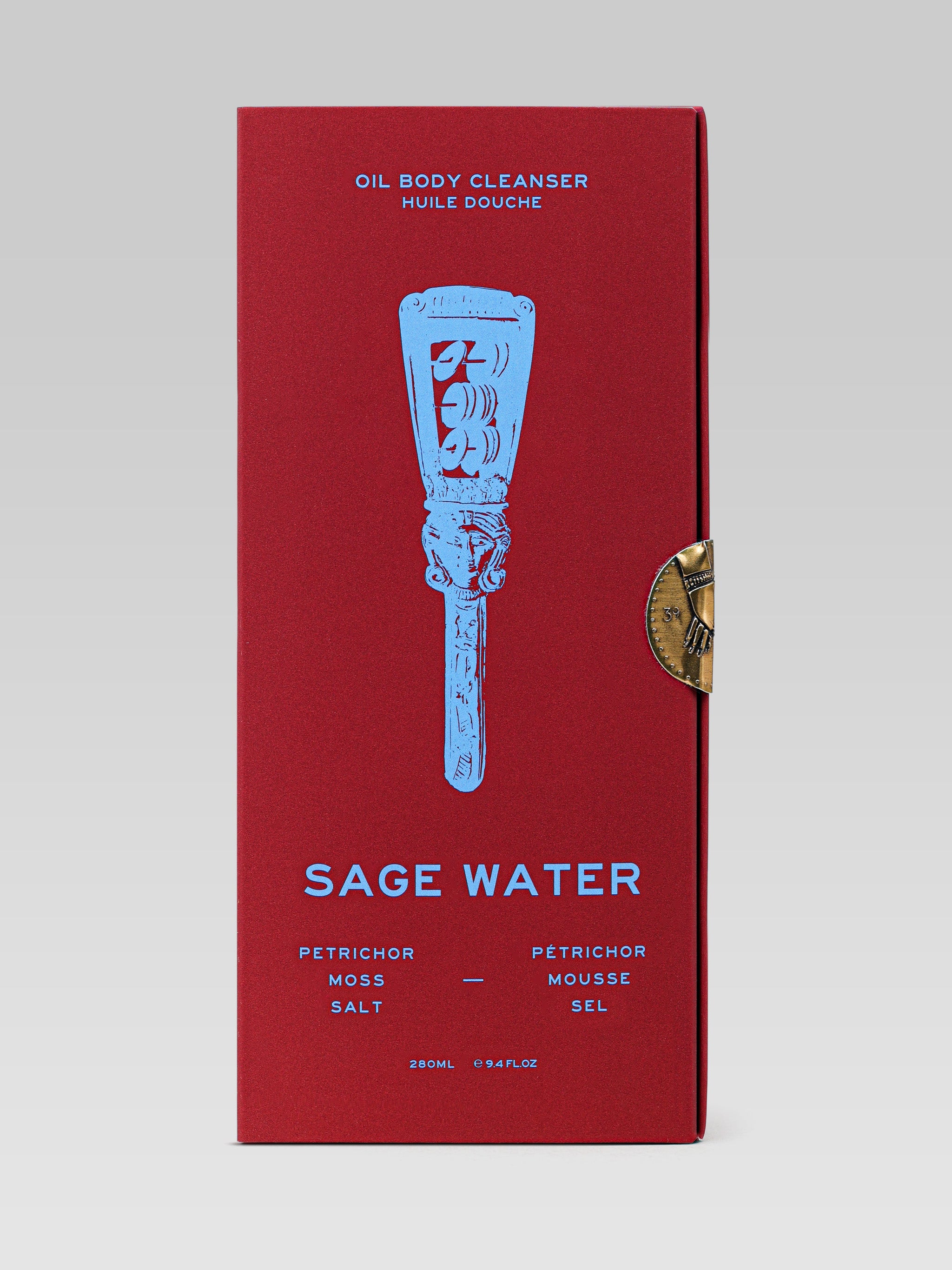 39BC Sage Water Oil Body Cleanser packaging
