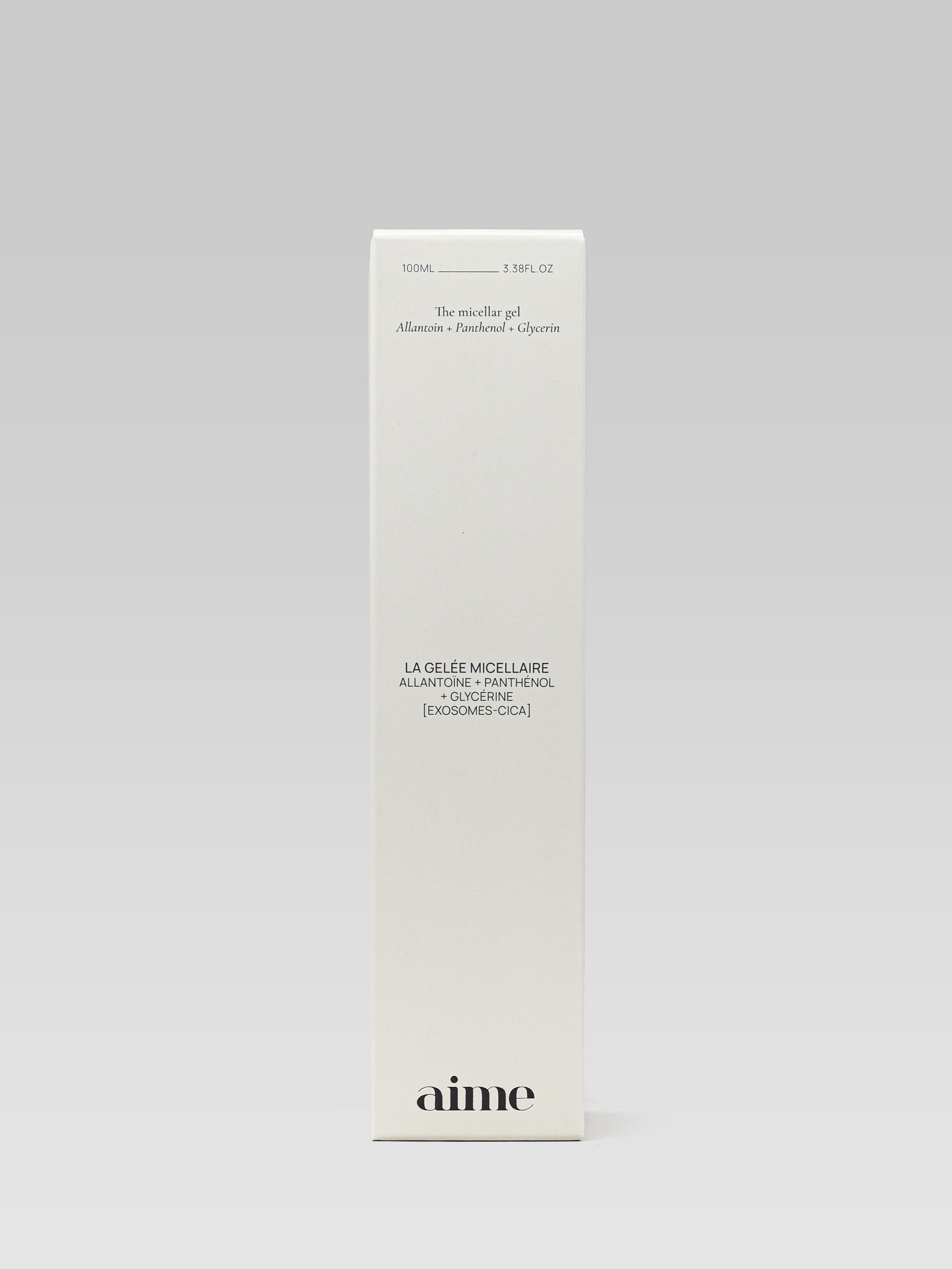 AIME The Micellar Gel packaging