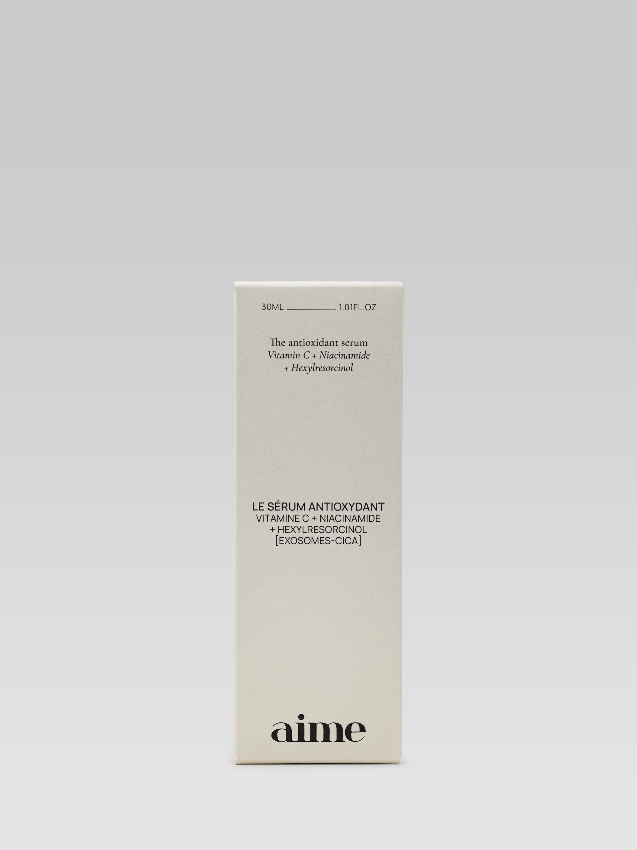 AIME The Antioxidant Serum packaging