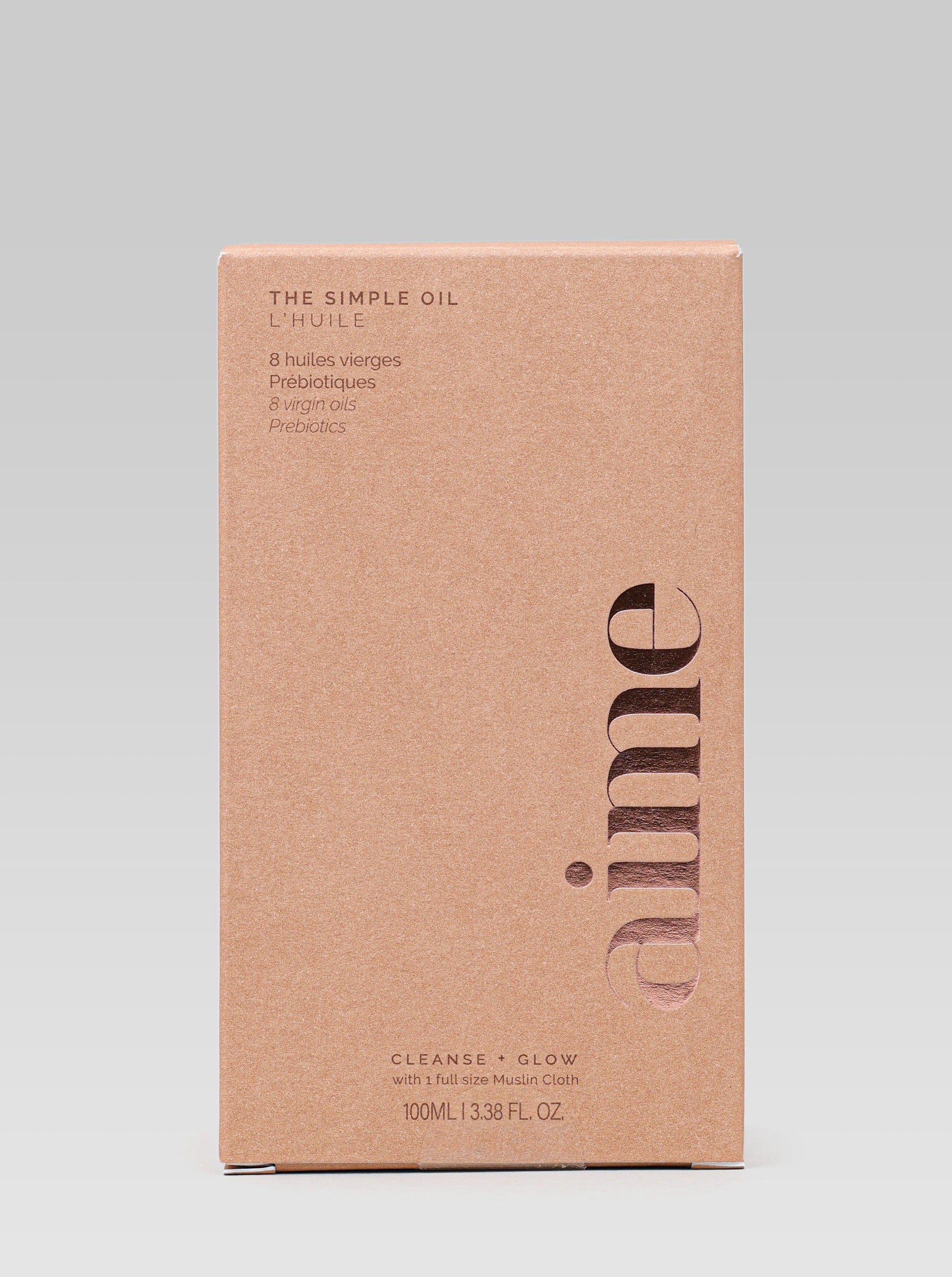 Aime The Simple Oil product packaging