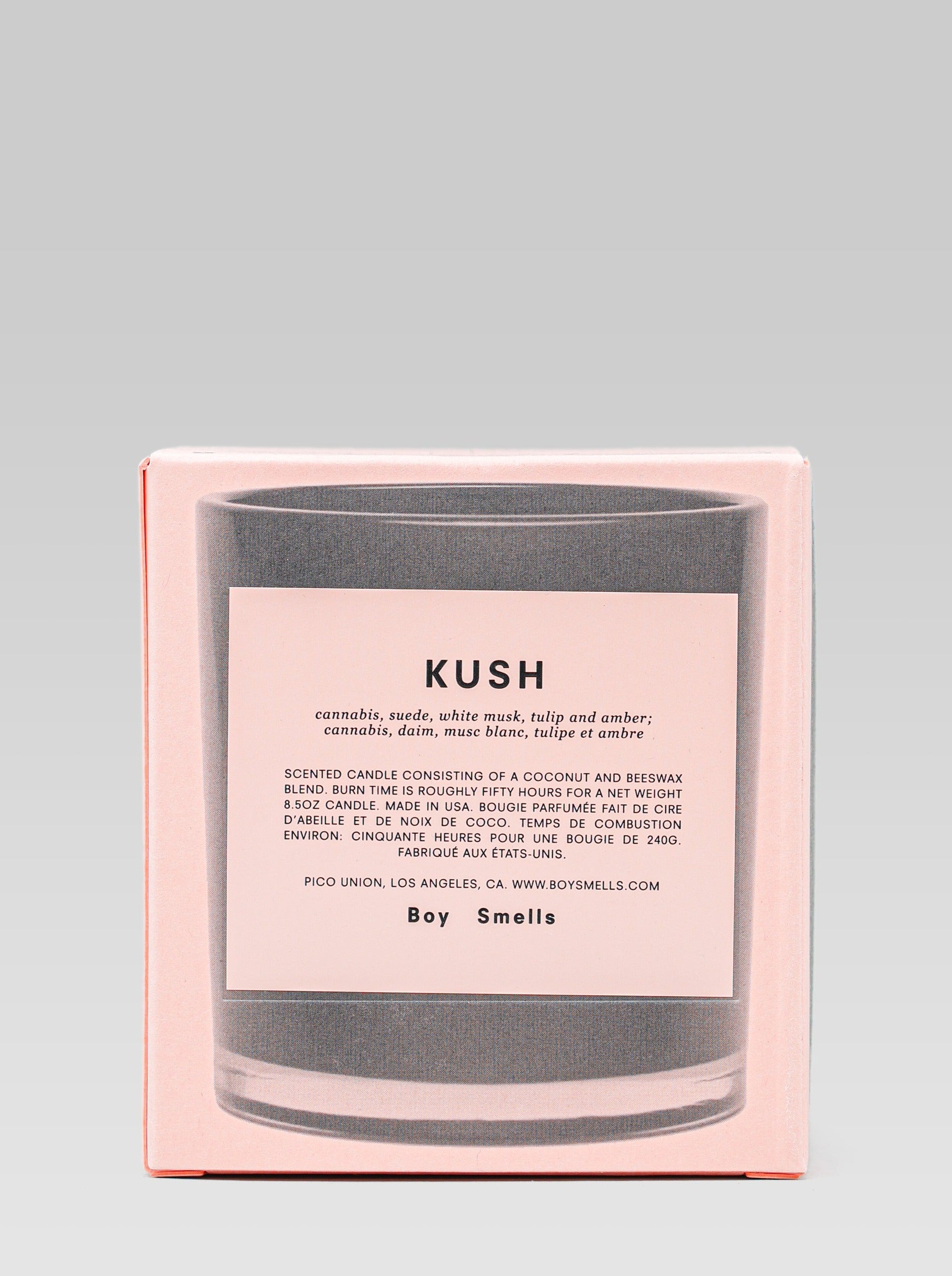 Boy Smells Candle Kush packaging