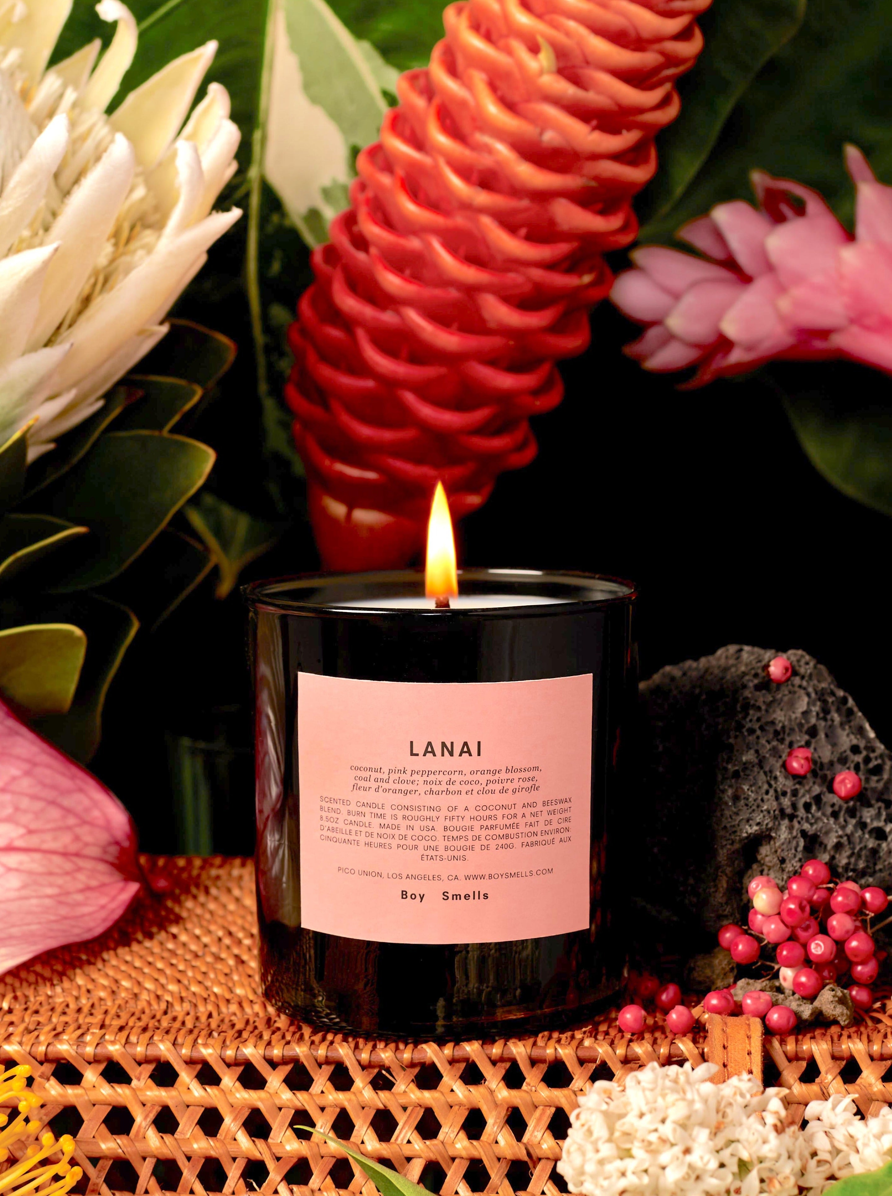 Boy Smells Lanai candle lifestyle picture