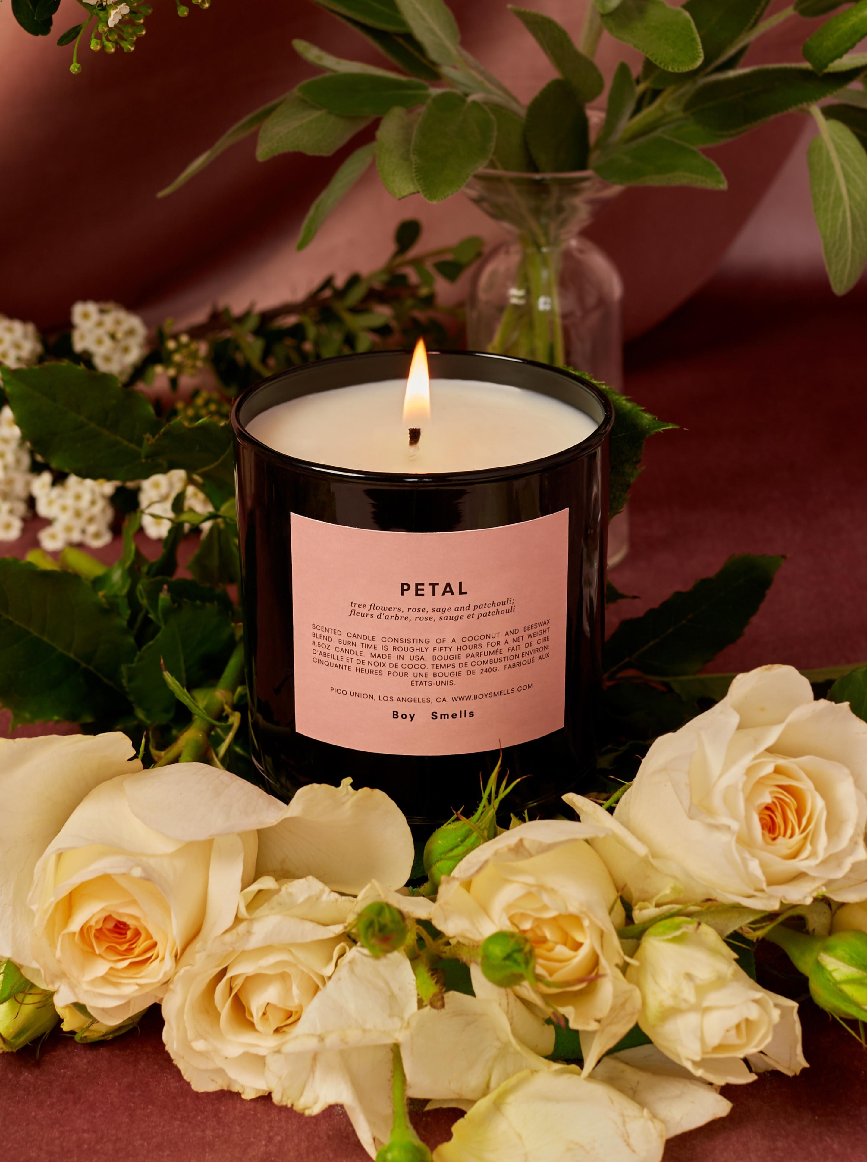 Boy Smells Petal candle lifestyle picture