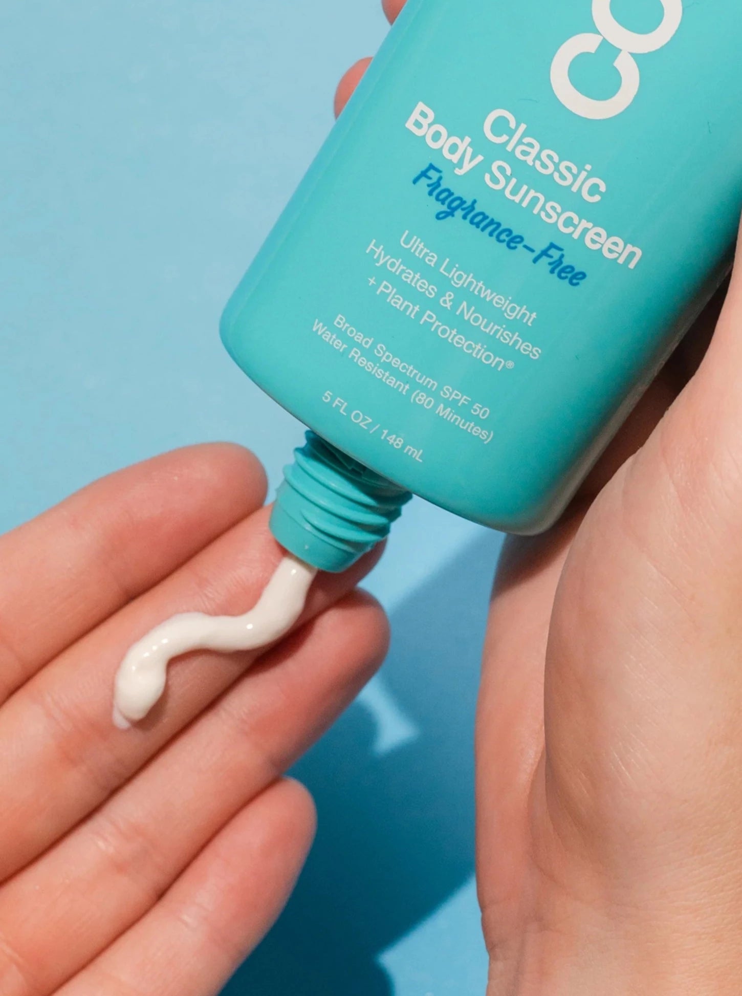 COOLA Classic Body Organic Sunscreen Lotion SPF 50 Fragrance Free Mood Picture 