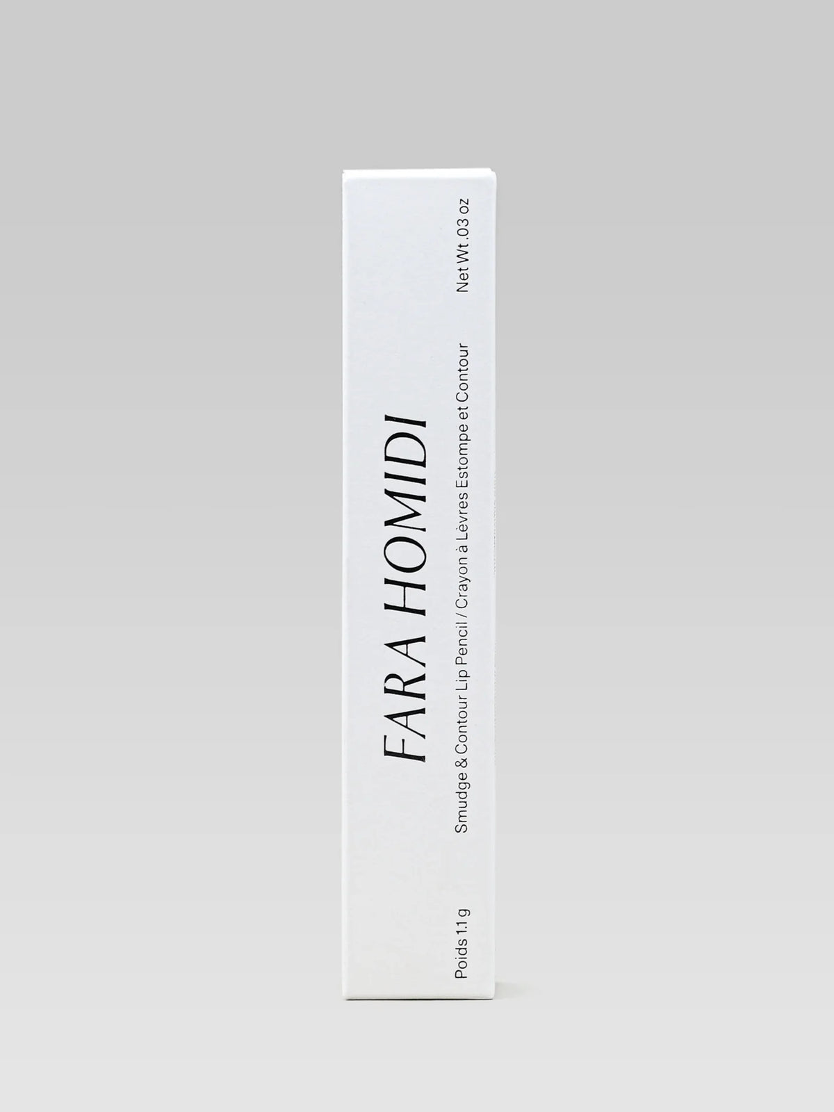 FARA HOMIDI Smudge & Contour Lip Pencil in Minky packaging