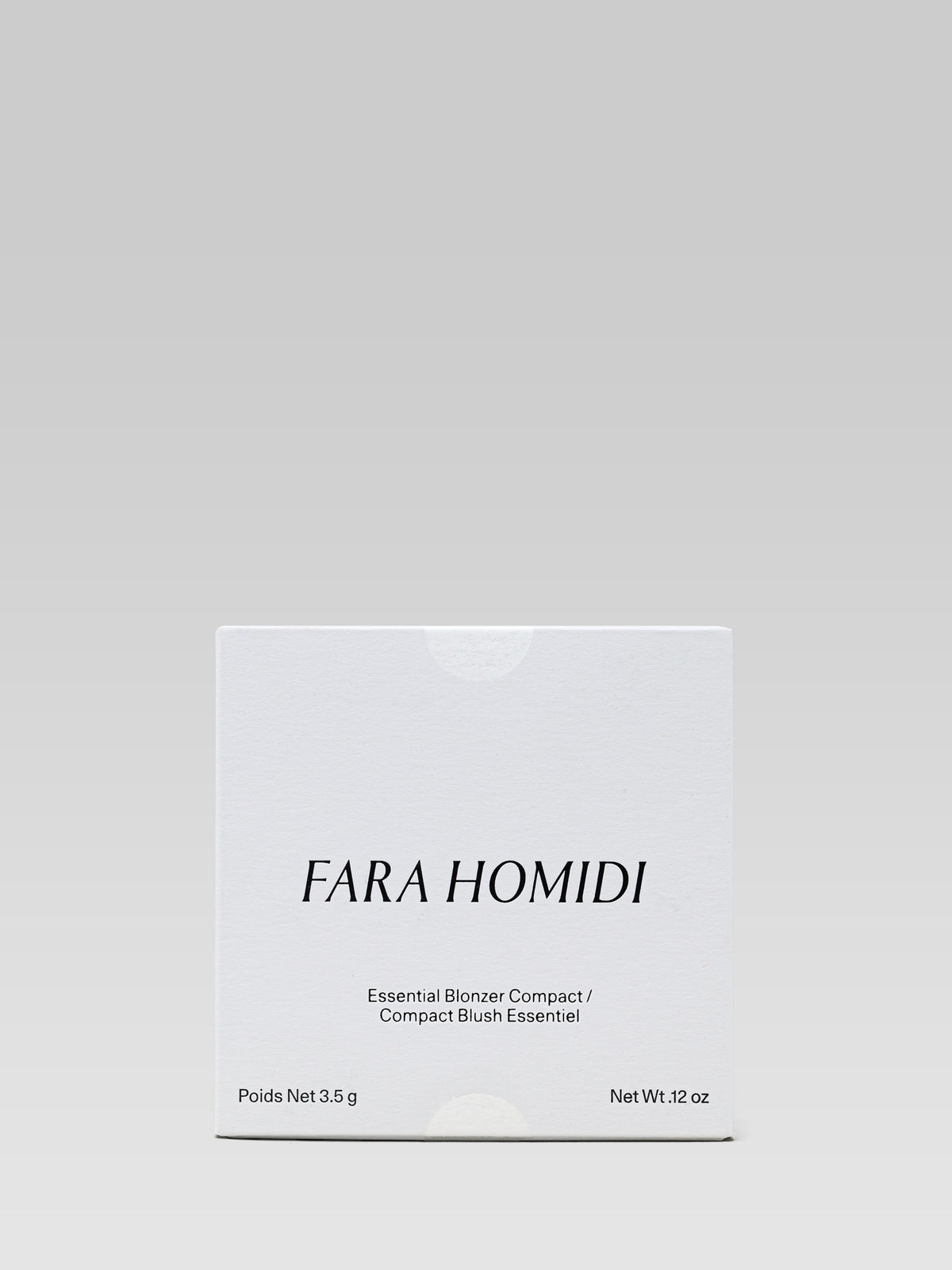 FARA HOMIDI Essential Blonzer Compact packaging