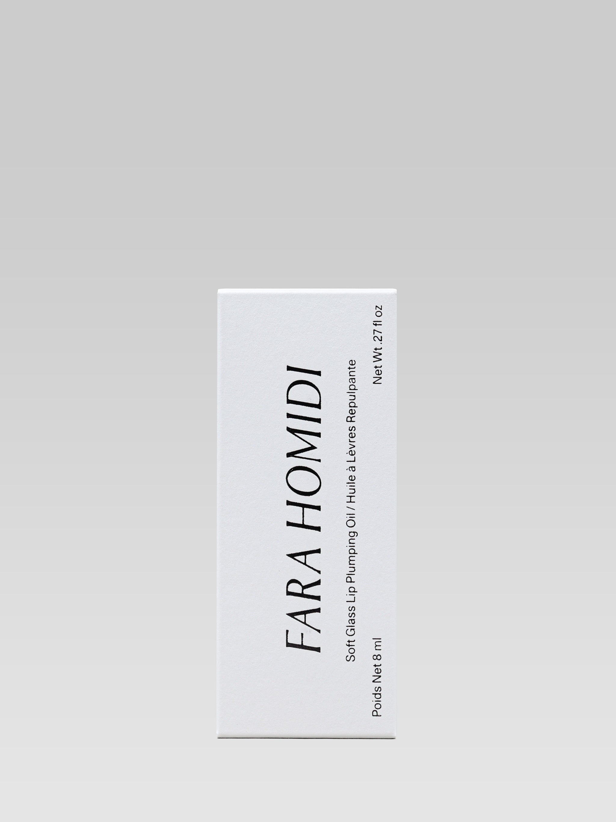 FARA HOMIDI Soft Glass Lip Plumping Oil Packaging