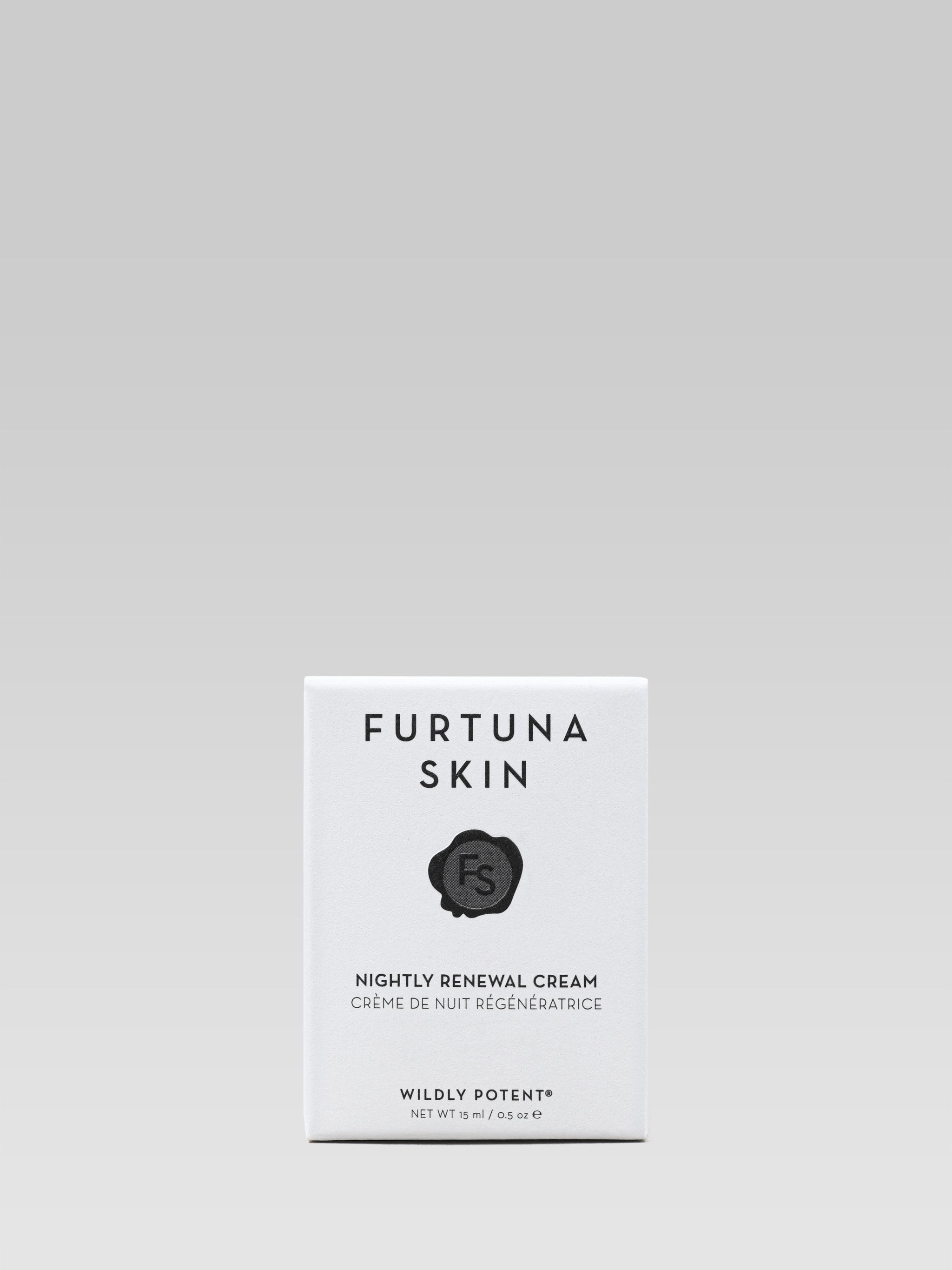FURTUNA SKIN Nightly Renewal Cream - Fior Di Luna travel size packaging