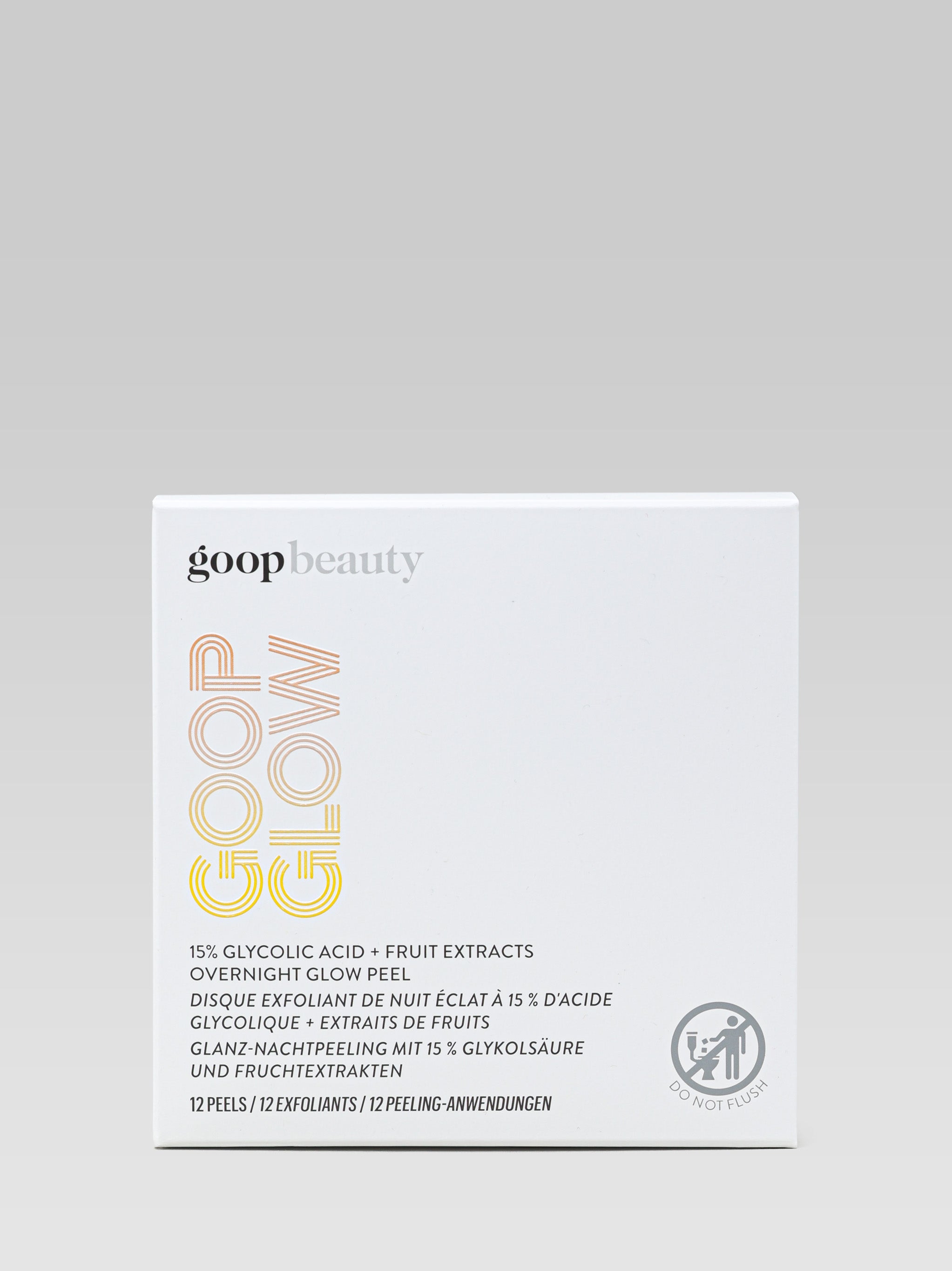 GOOP BEAUTY 15% Glycolic Acid Overnight Glow Peel packaging