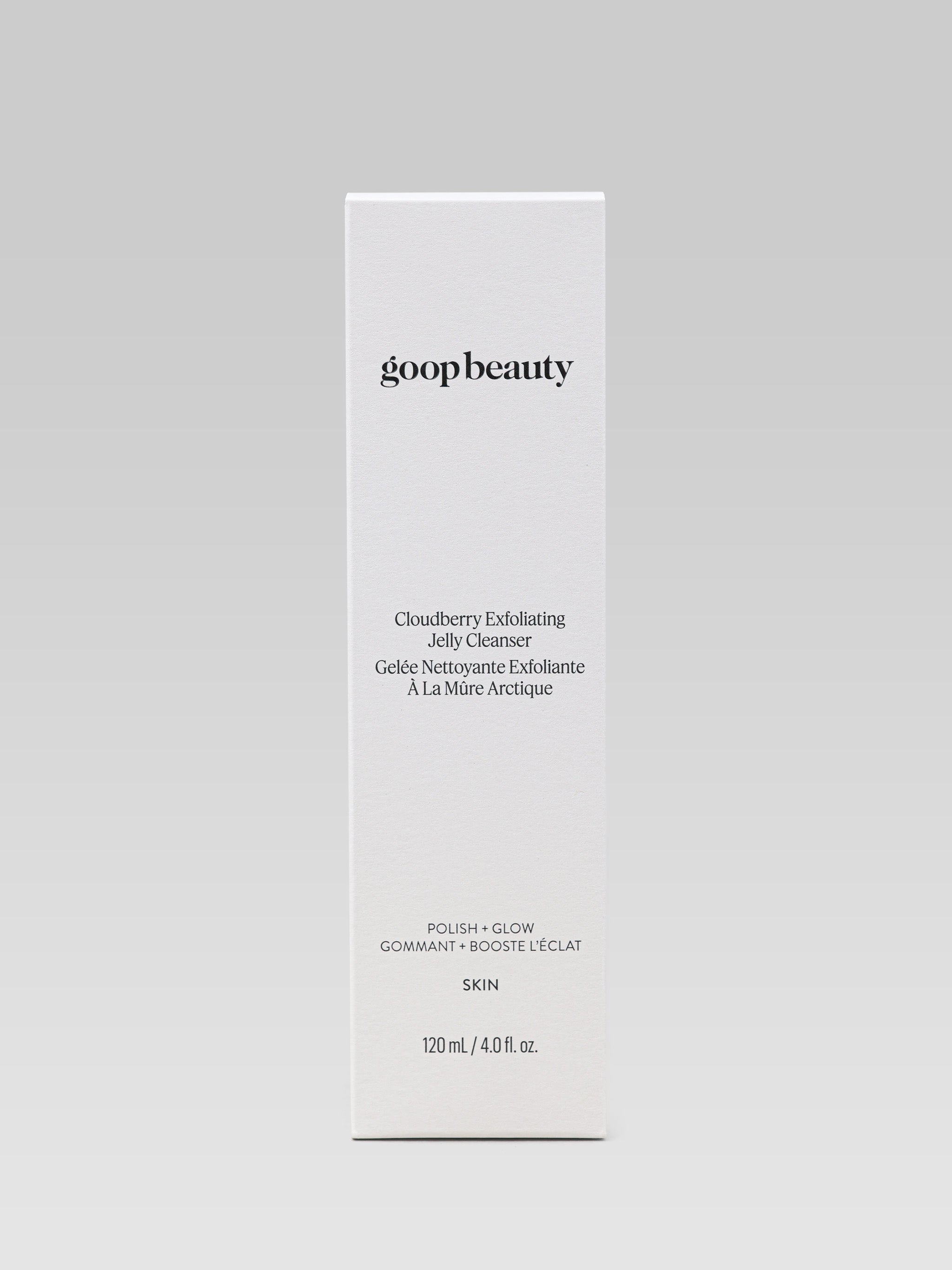 GOOP BEAUTY Cloudberry Exfoliating Jelly Cleanser packaging