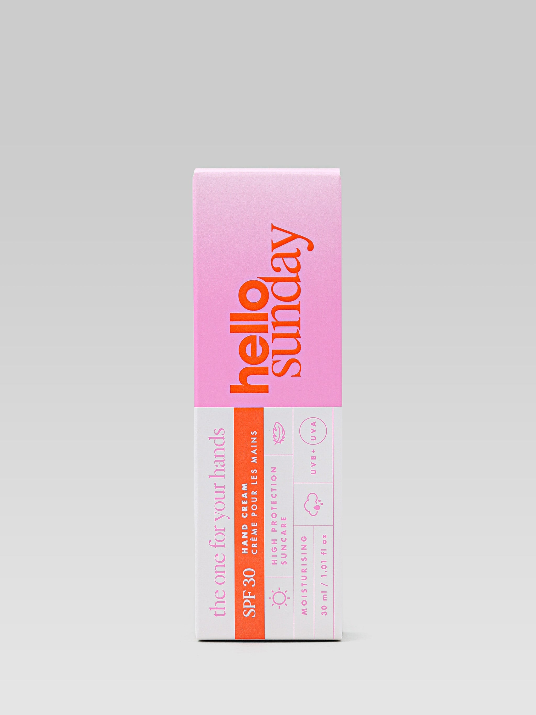 HELLO SUNDAY The One For Your Hands Hand Cream SPF 30 product packaging