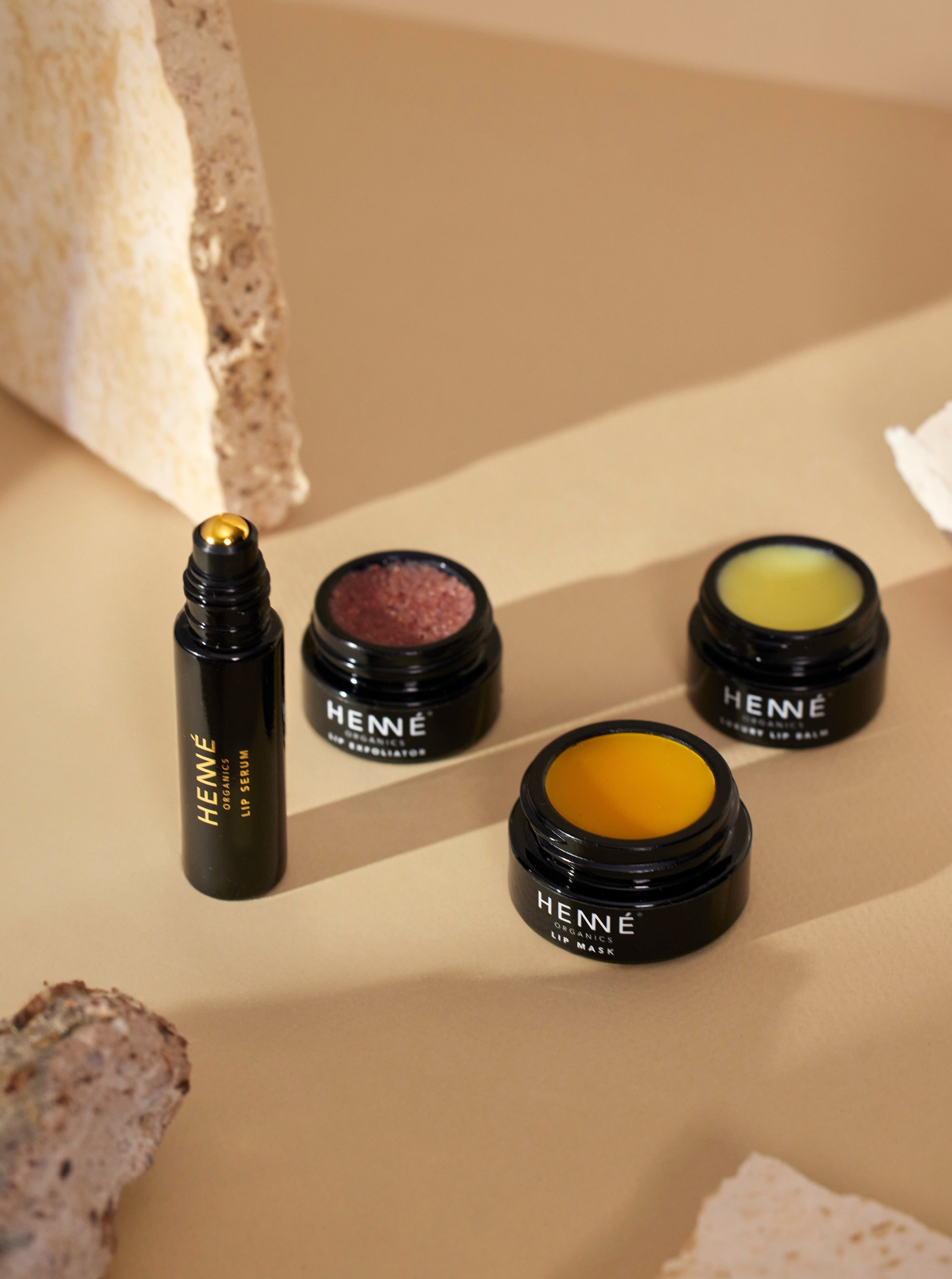 Henne Organics Rose Diamonds Lip Exfoliator Lip Peeling Lip Mask Lip Balm Lip Serum Mood Picture 