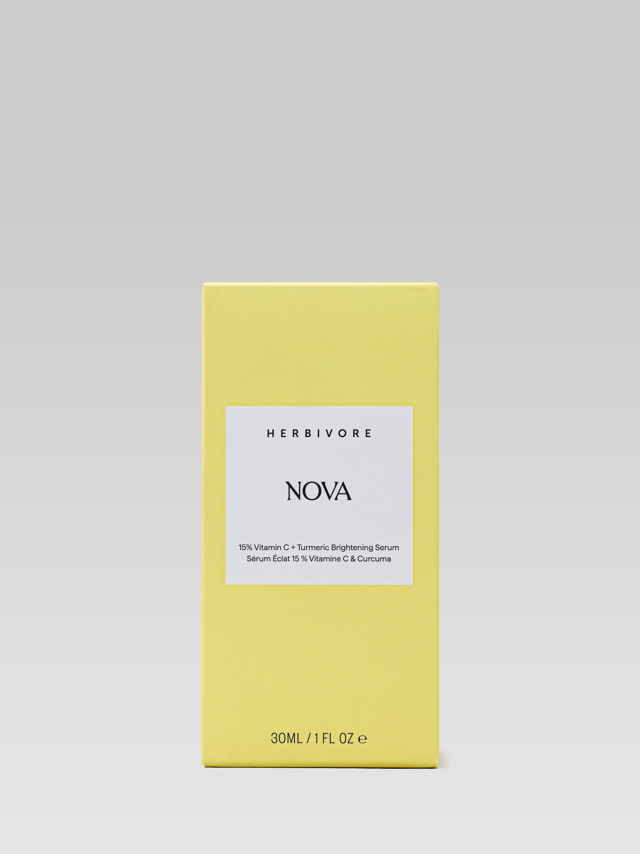 HERBIVORE BOTANICALS Nova Brightening Serum packaging