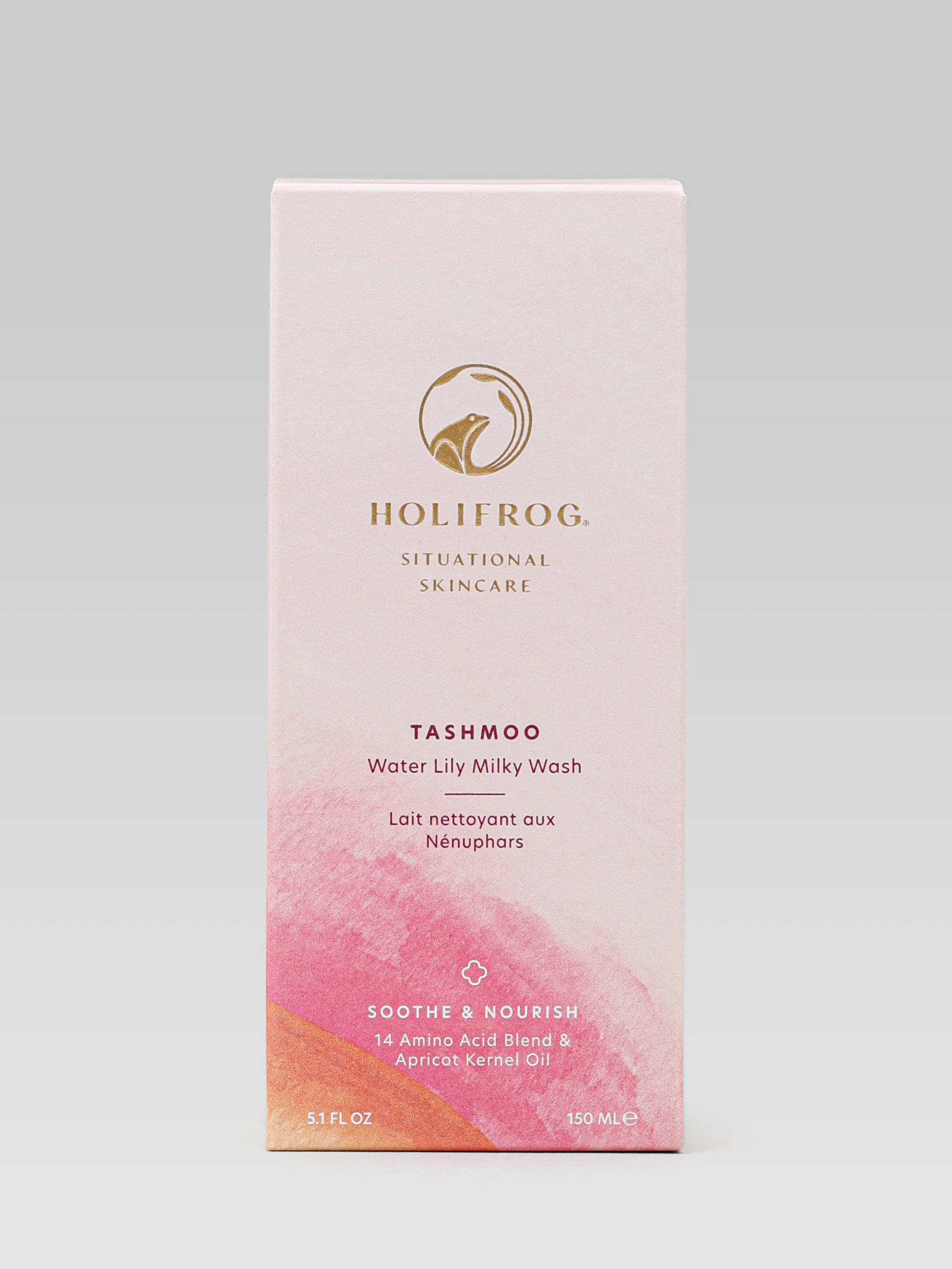 HOLIFROG Tashmoo Water Lily Milky Wash product packaging