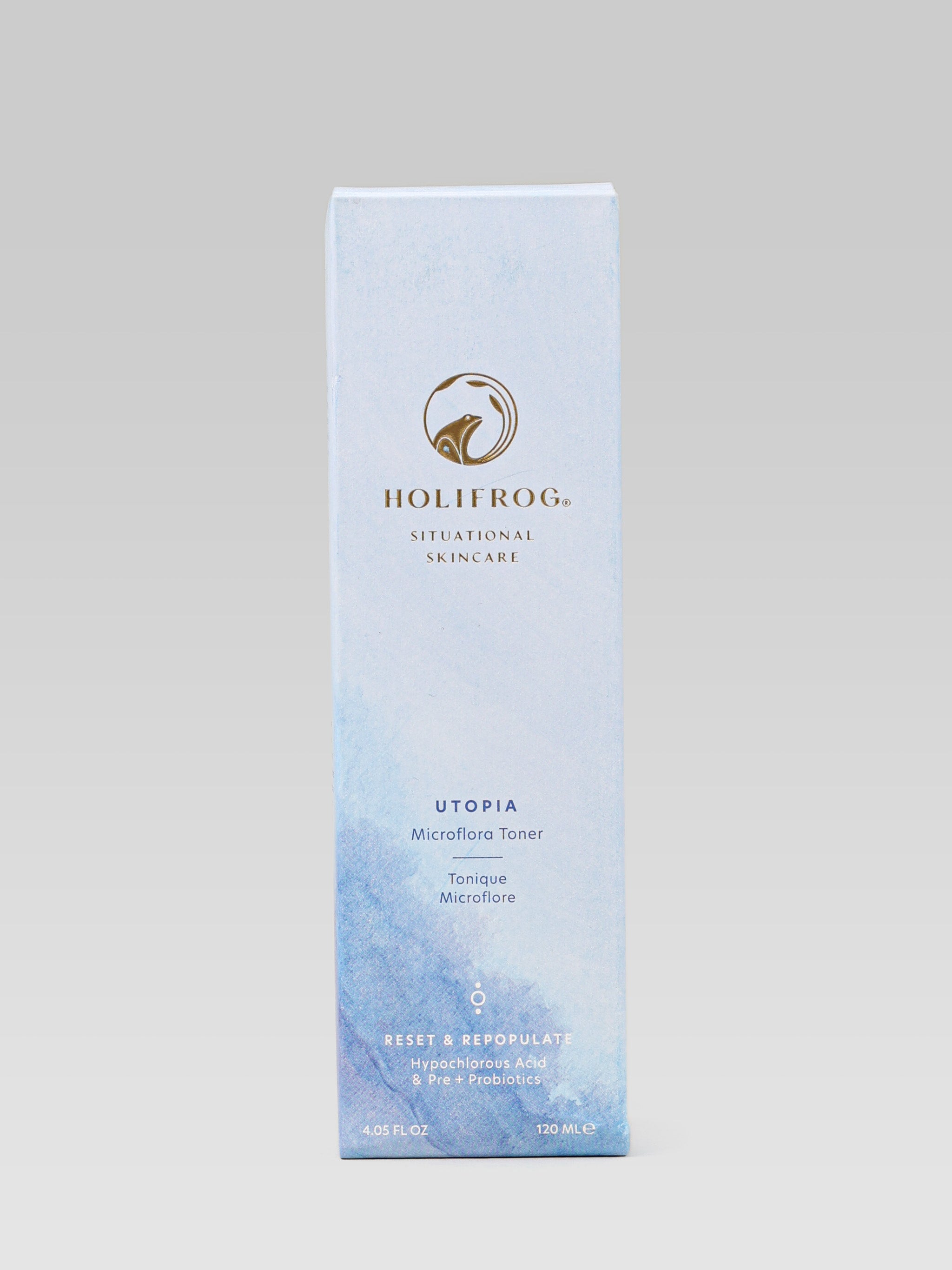 HOLIFROG Utopia Microflora Toner product packaging