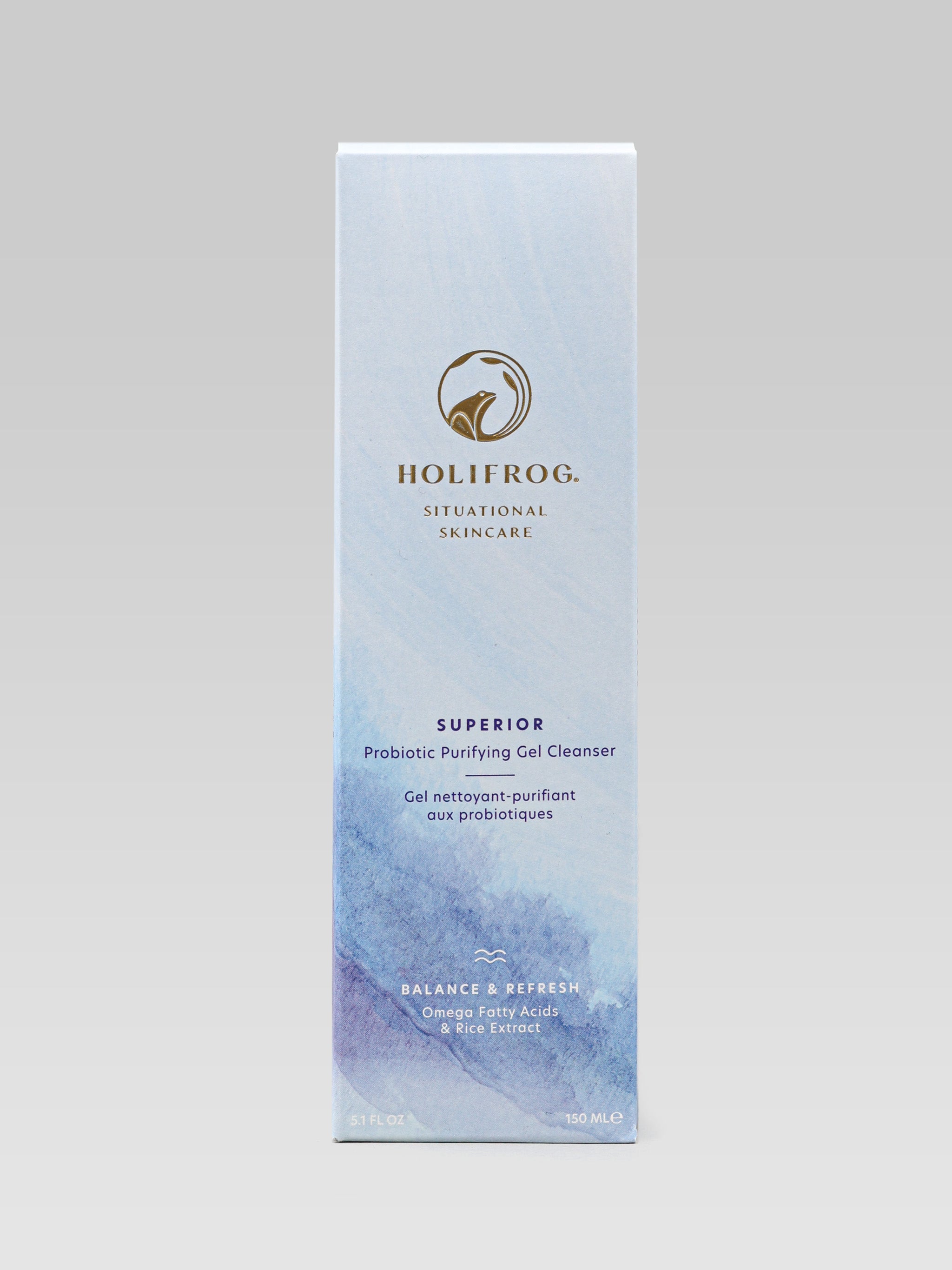 HOLIFROG Superior Omega Gel Wash packaging