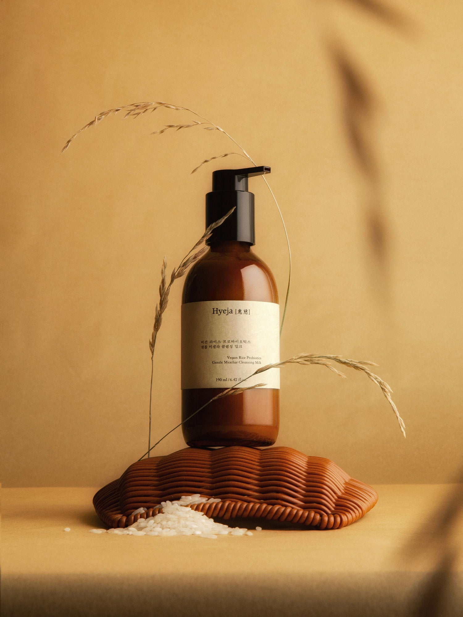 HYEJA Yuja Rice Probiotics Gentle Micellar Cleansing Milk with rice and botanical elements