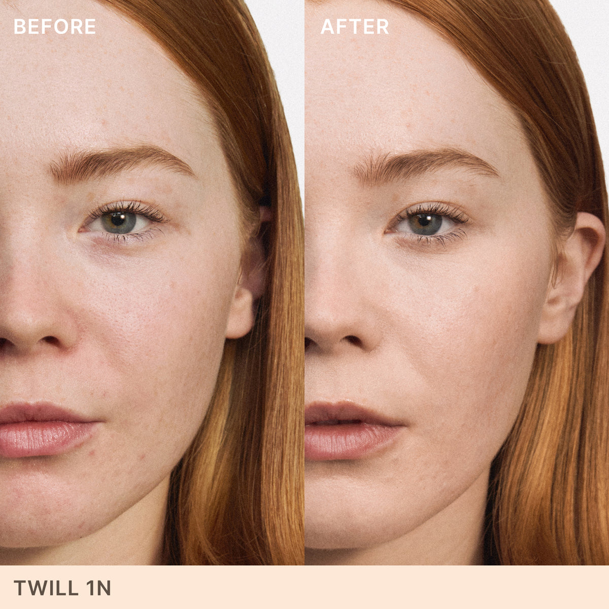 ILIA BEAUTY Skin Blur Concealer Before & After 1N Twill
