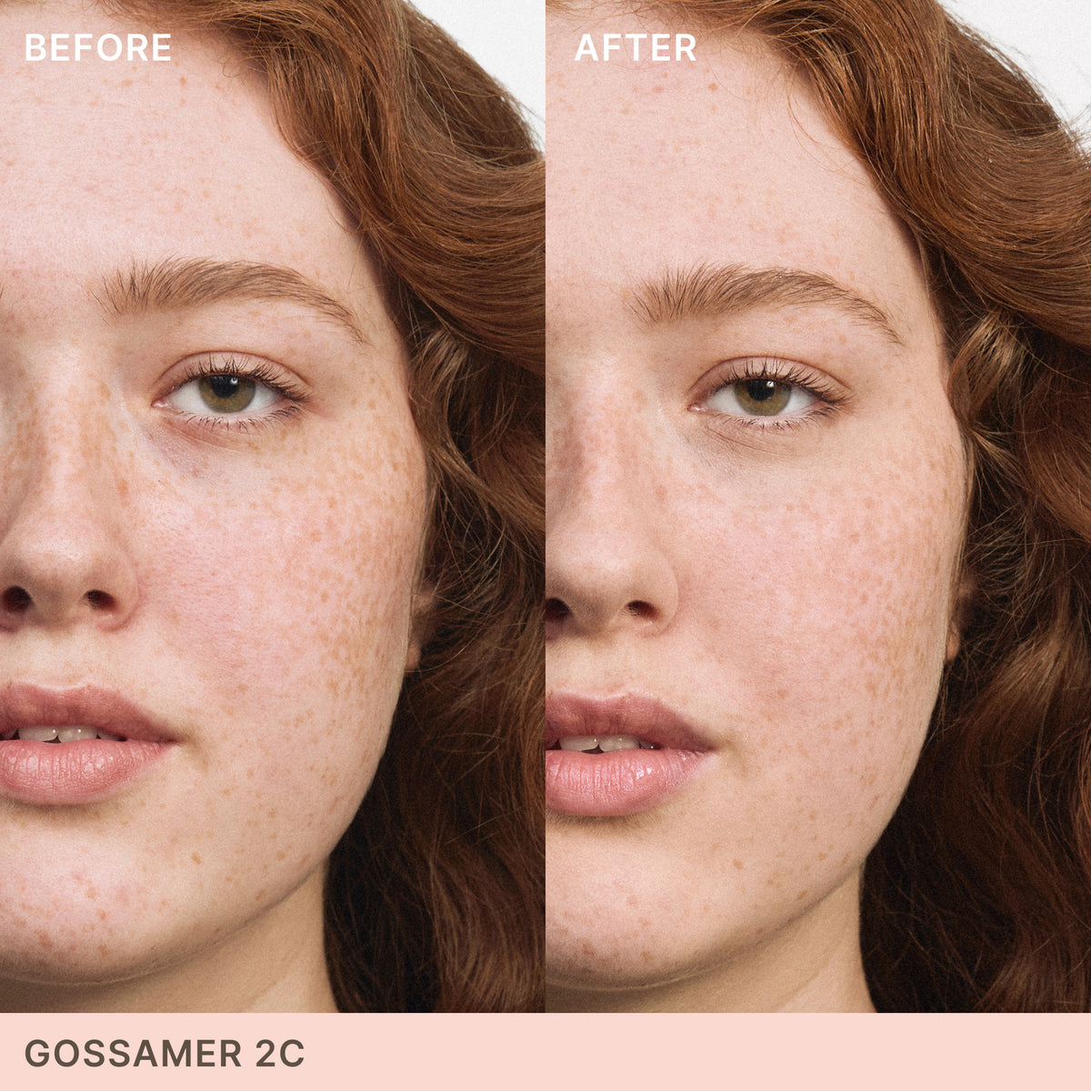 ILIA BEAUTY Skin Blur Concealer Before & After 2C Gossamer