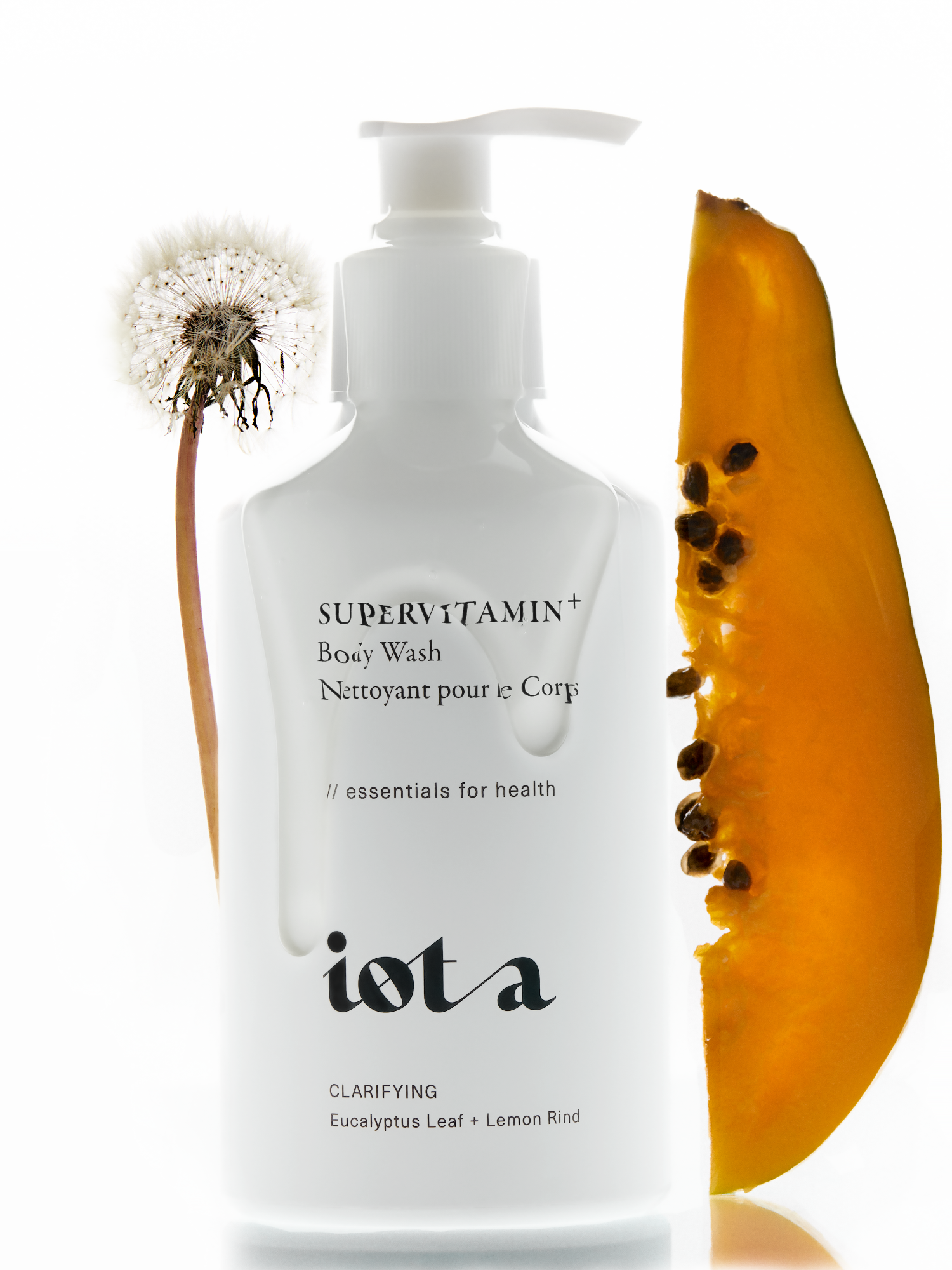 IOTA Supervitamin+ Body Wash Clarifying with papaya and dandelion