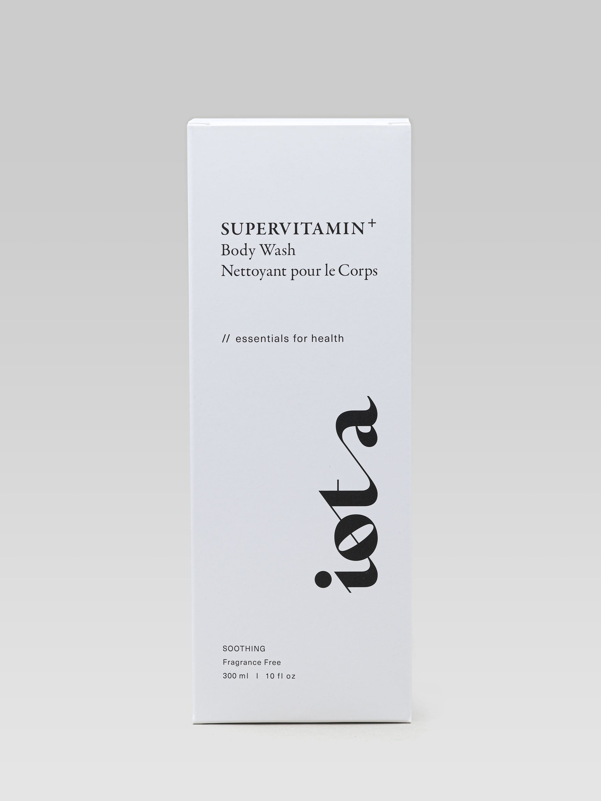 IOTA Supervitamin+ Body Wash Soothing fragrance-free packaging
