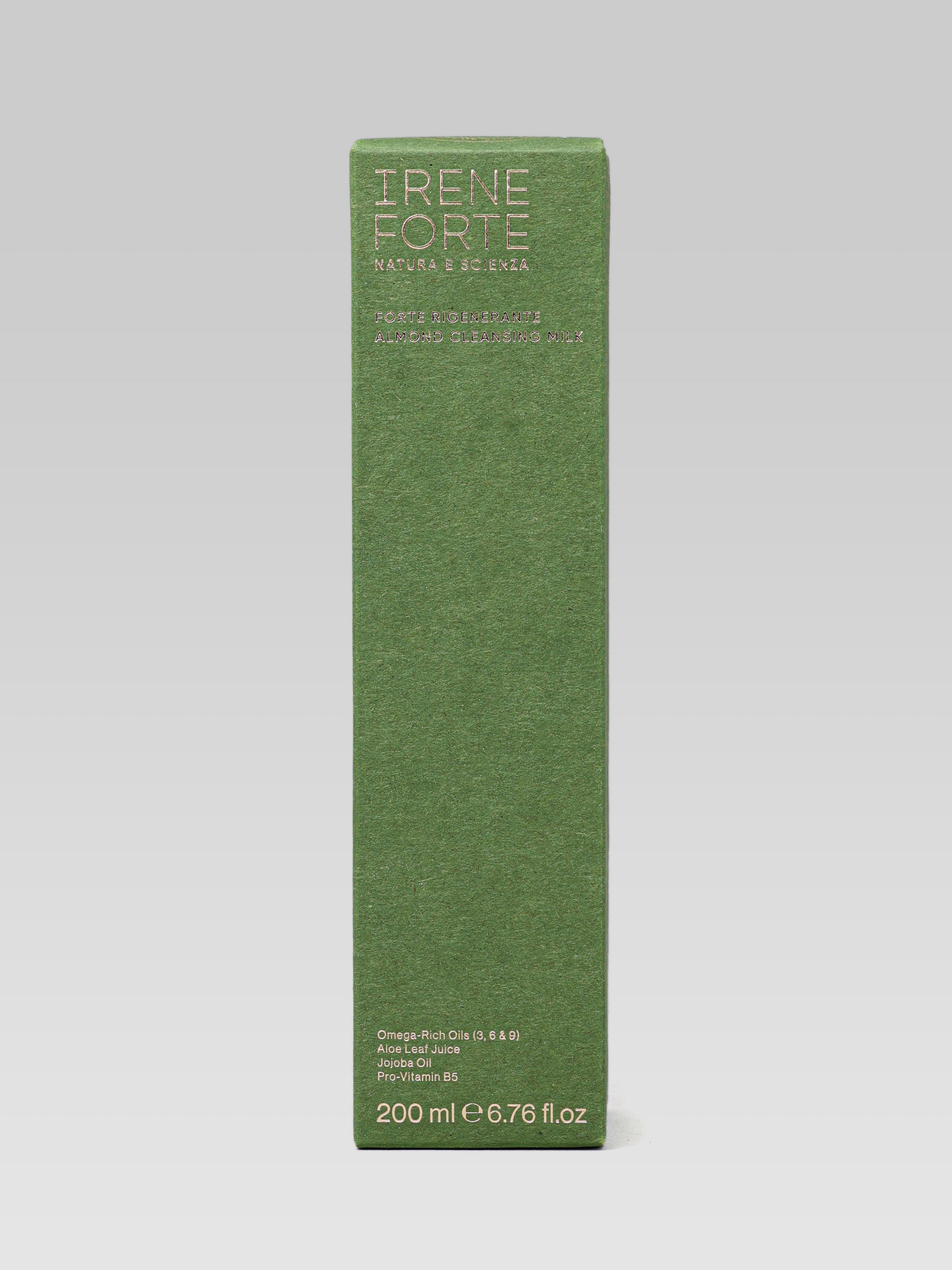 IRENE FORTE Almond Cleansing Milk packaging