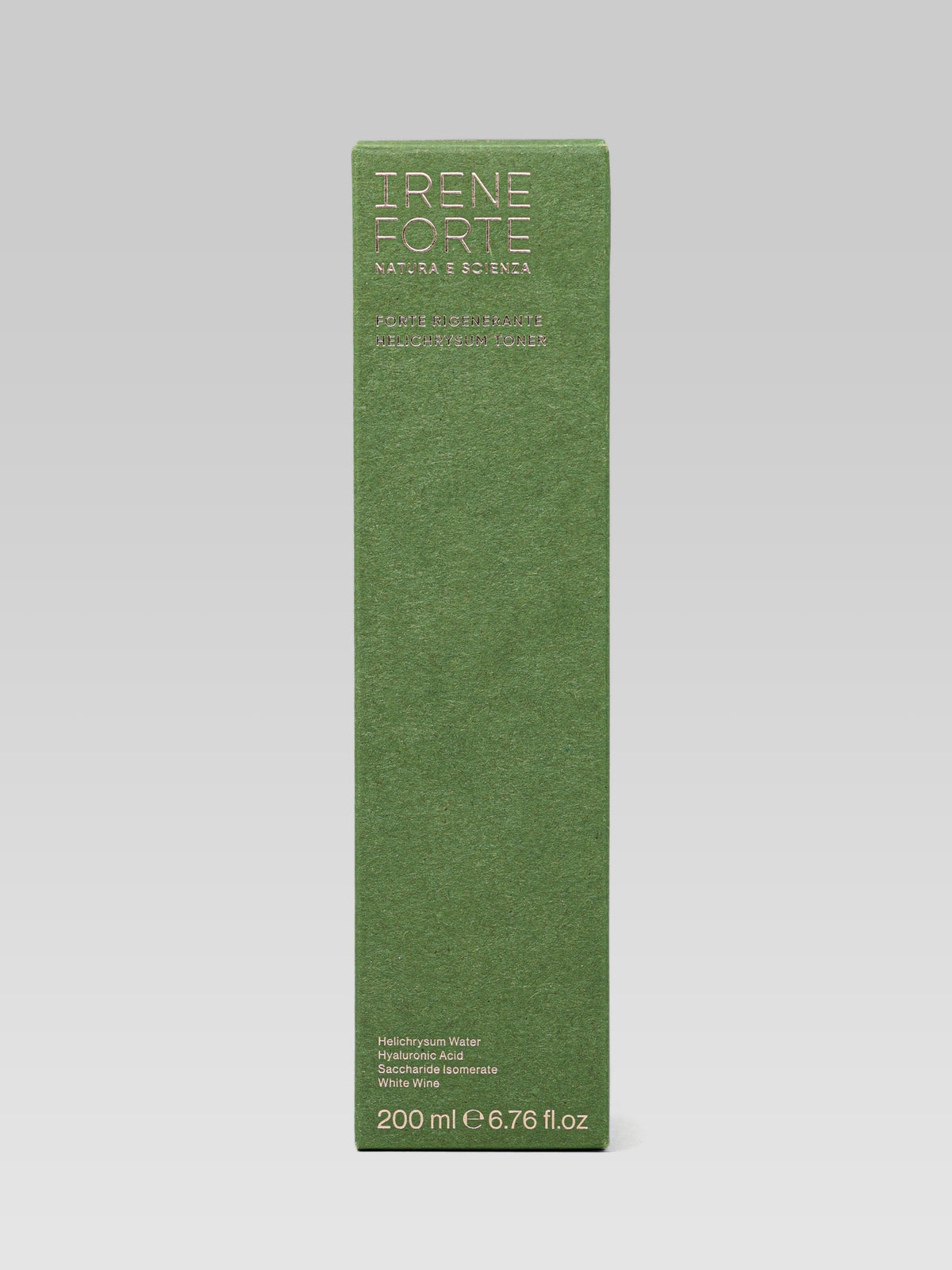 IRENE FORTE Helichrysum Hydrating Toner packaging