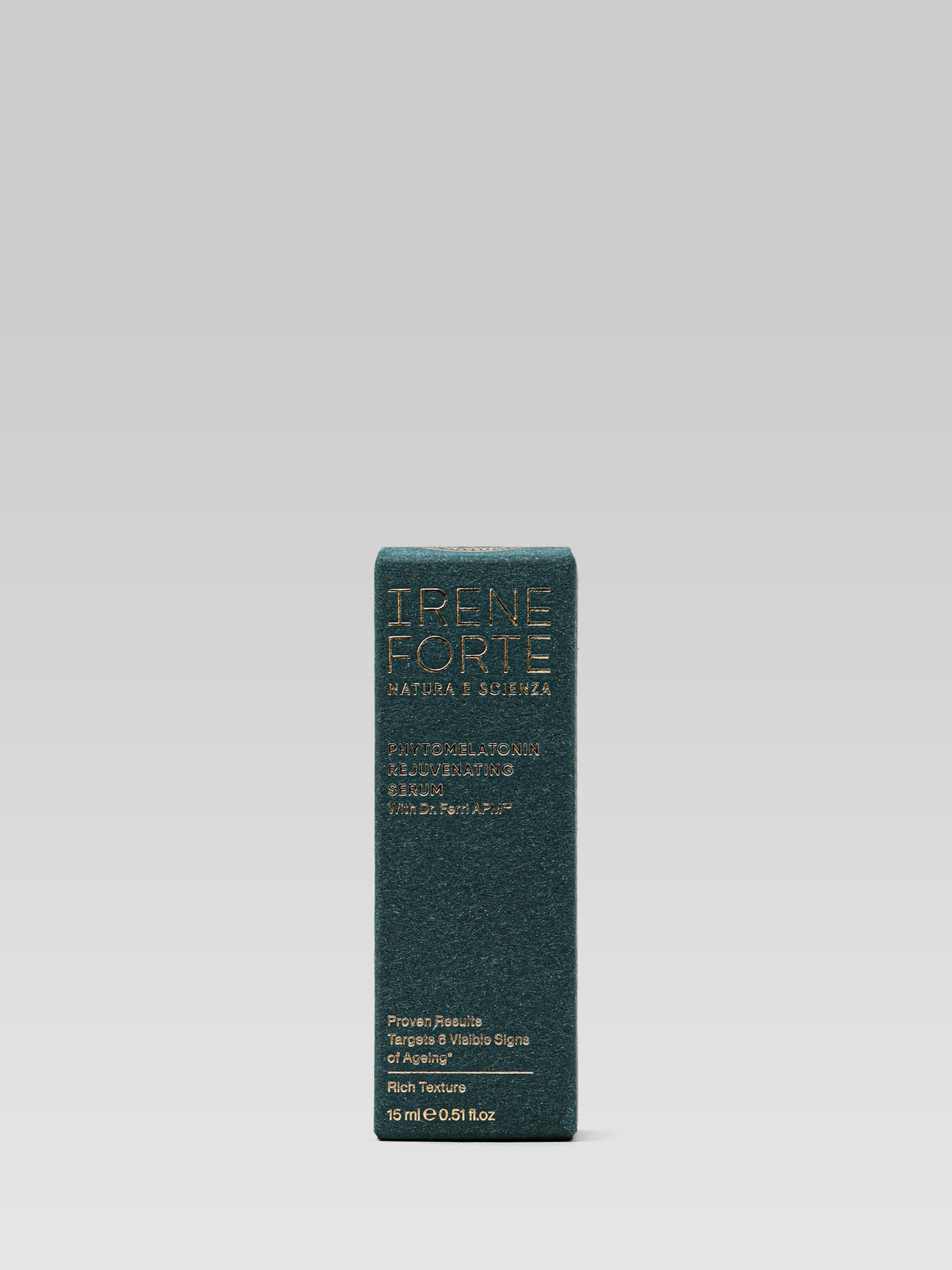 IRENE FORTE Phytomelatonin Rejuvenating Serum packaging