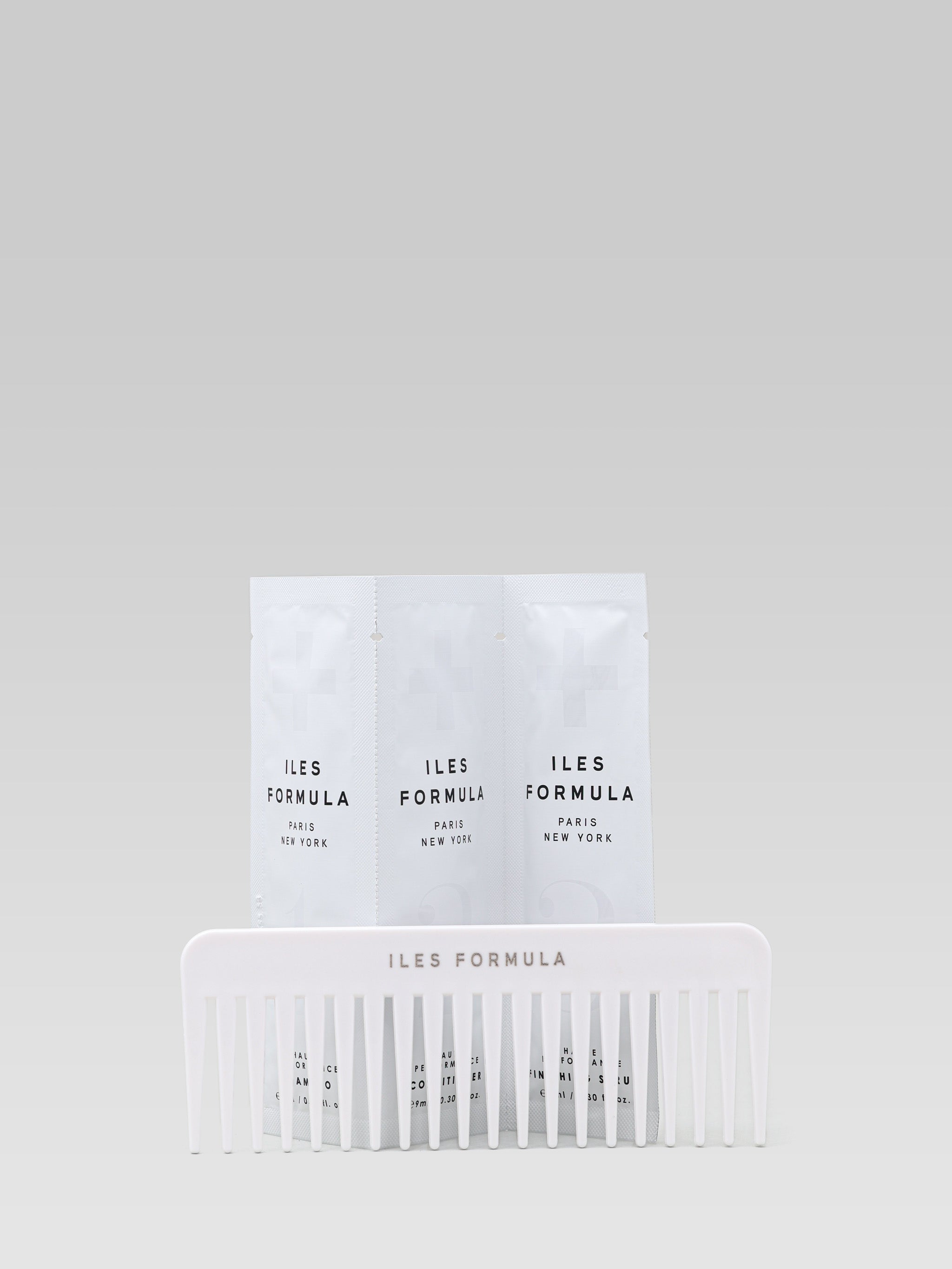 Iles Formula Discovery and Travel Kit Hair Brush Sachet Set 