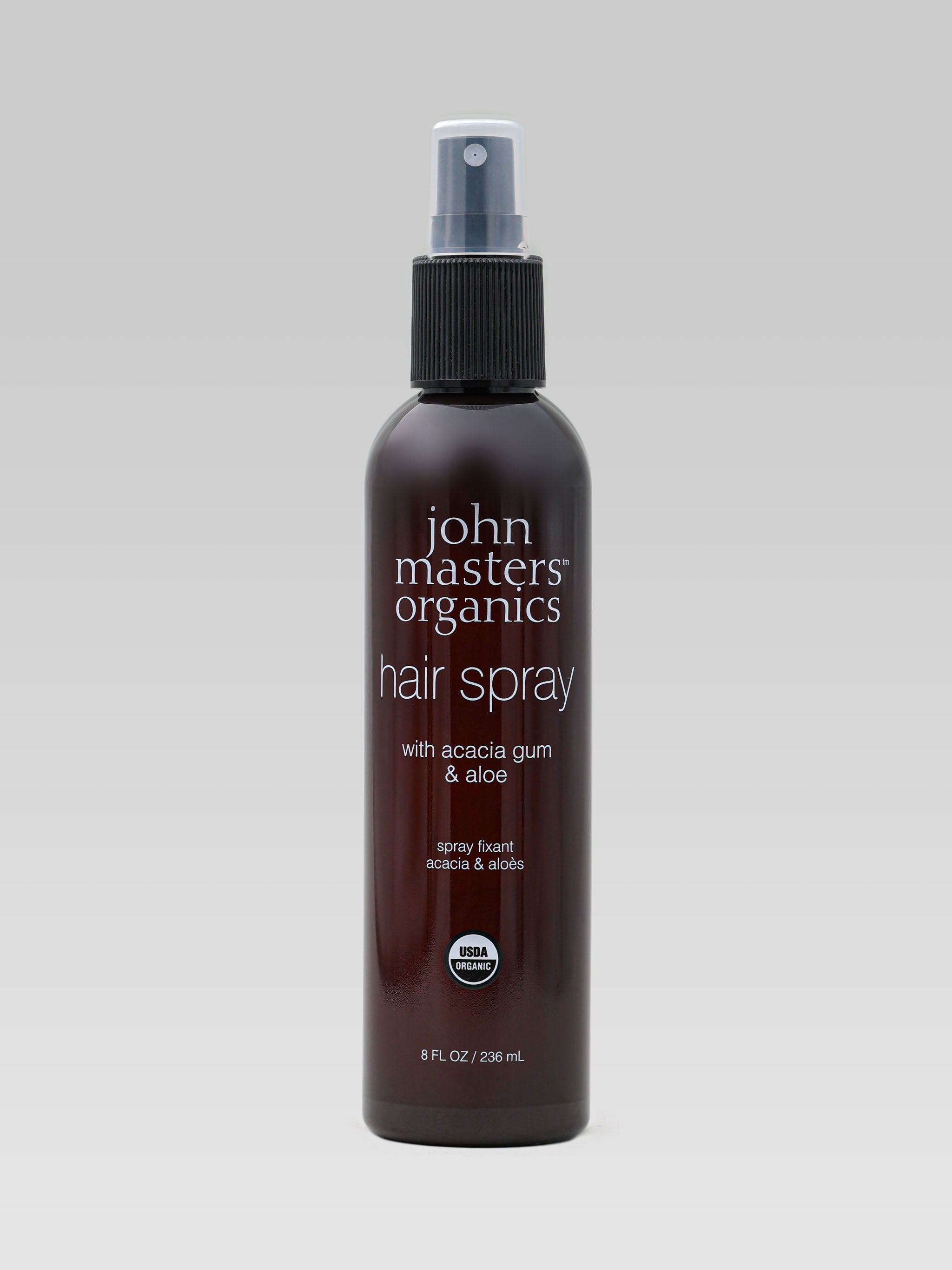 JOHN MASTERS ORGANICS Hair Spray with acacia gum and aloe 