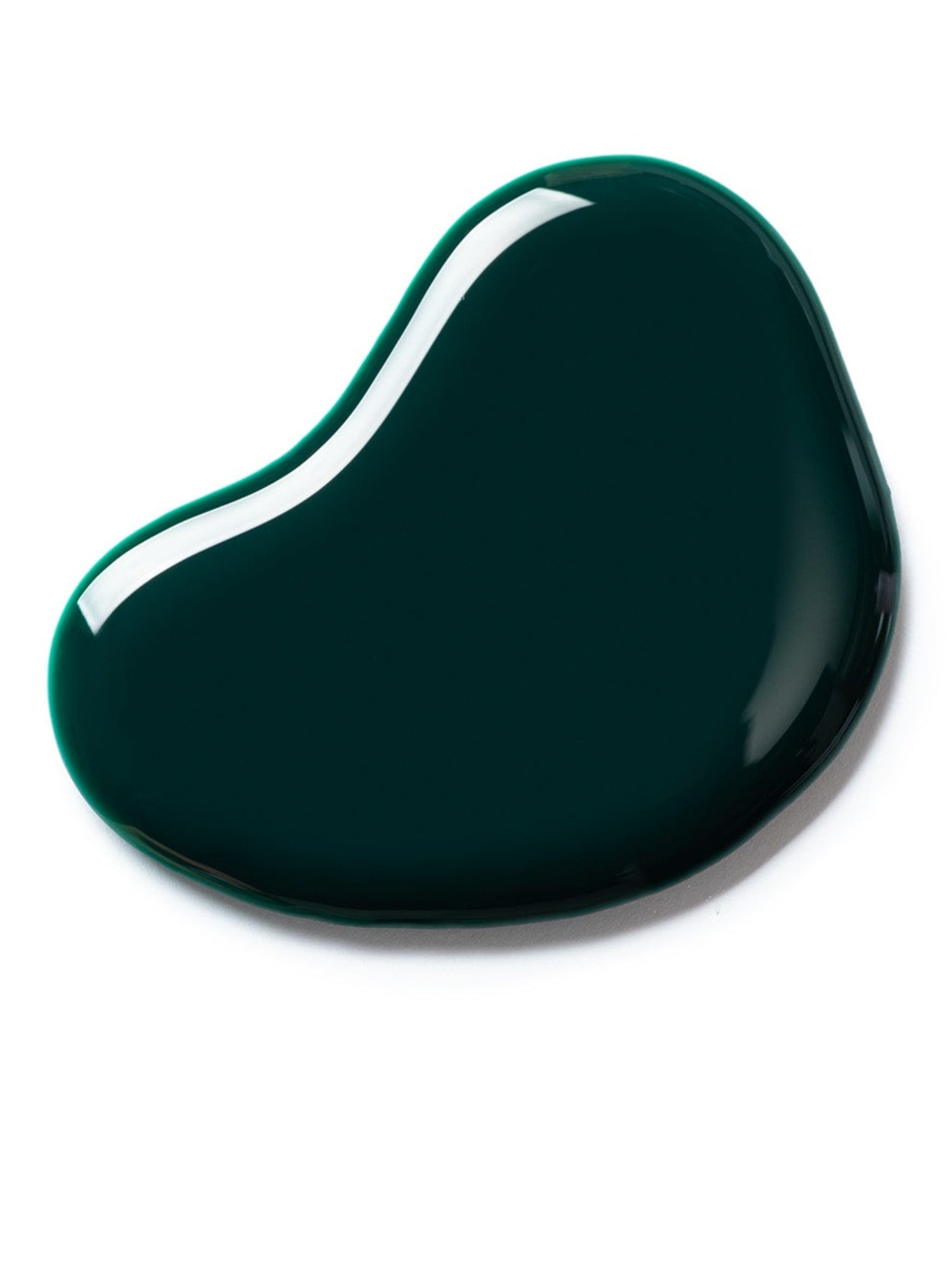 KAROLIN VAN LOON Feuille Lotus midnight green nail polish swatch