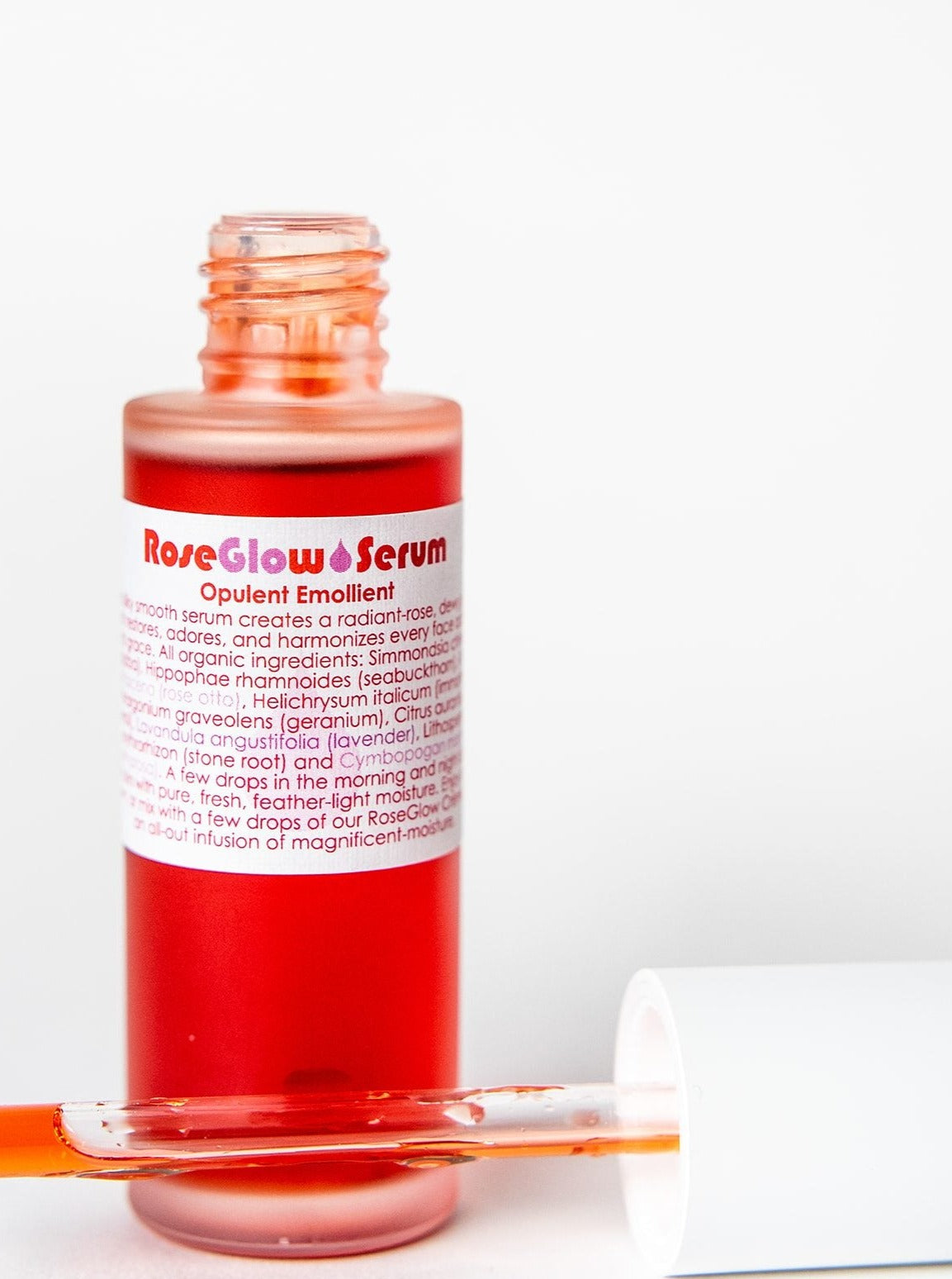 Living Libations Rose Glow Serum product shot 
