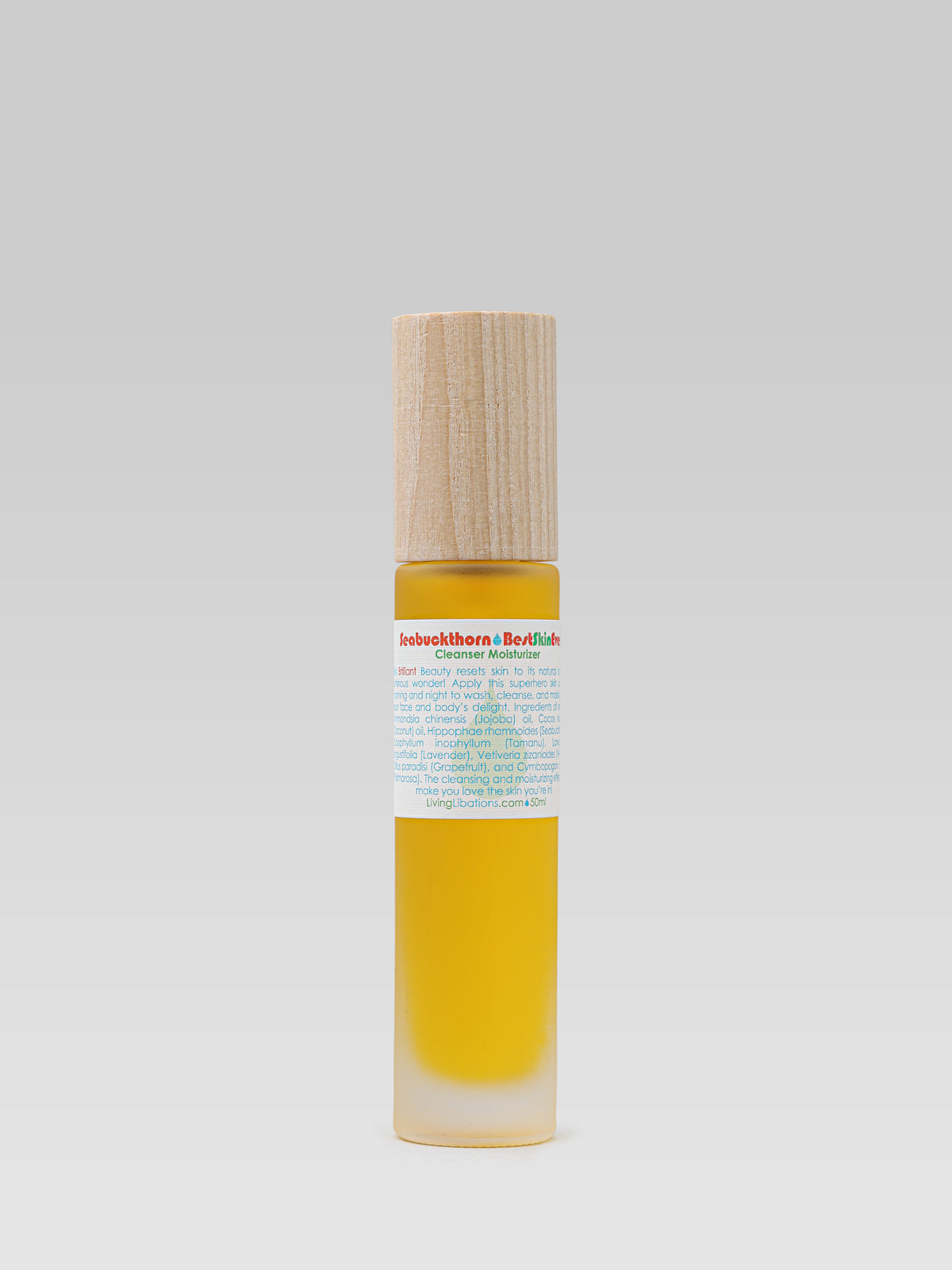 LIVING LIBATIONS Best Skin Ever Cleanser and Moisturizer Seabuckthorn 50ml product shot