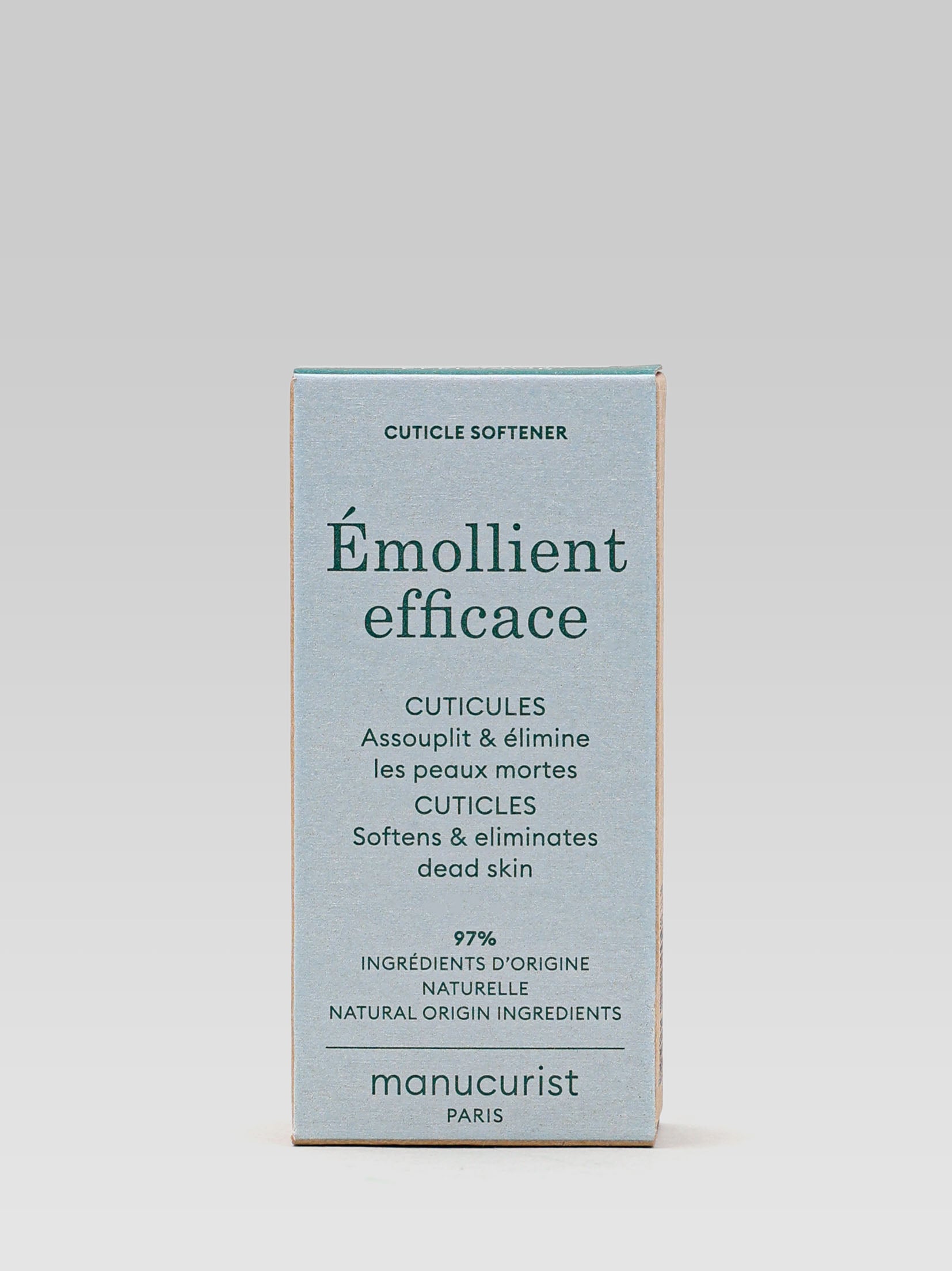 MANUCURIST Emollient Efficace - Hydrating Cuticle Remover Softens & eliminates dead skin packaging