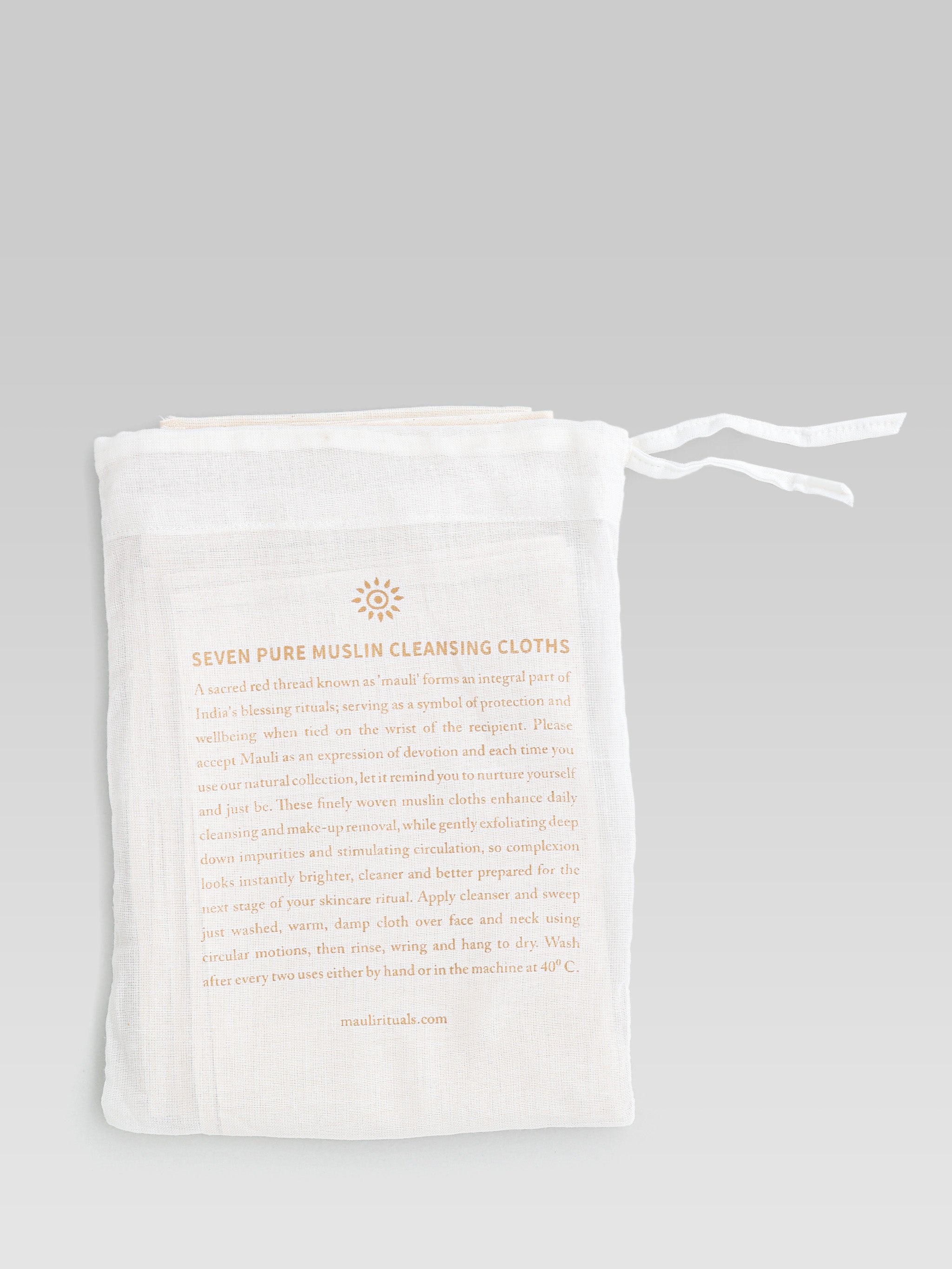 Mauli Seven Pure Muslin Cleaning Cloths