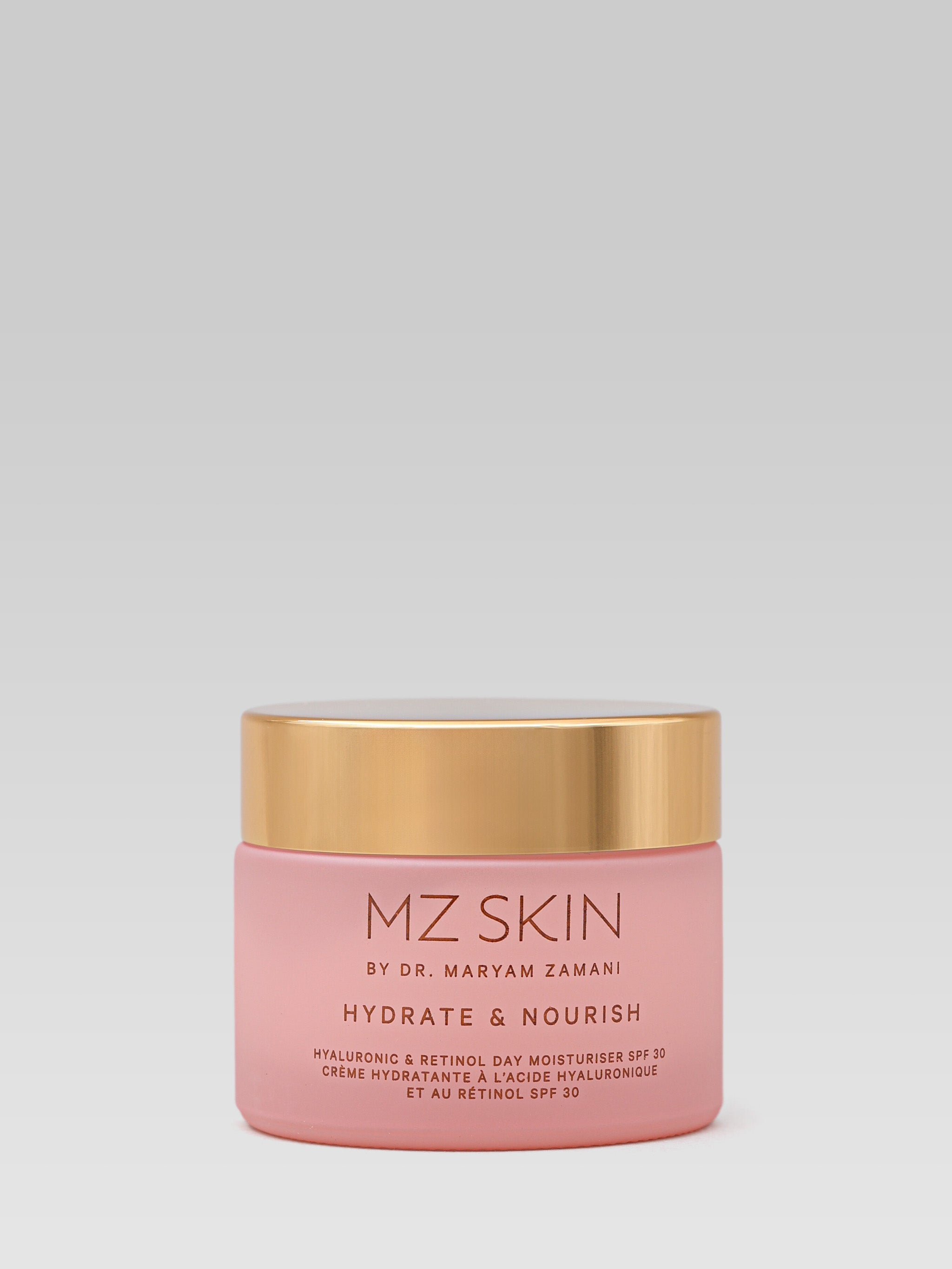 MZ SKIN Hydrate and Nourish Cream Hyaluronic Retinol Day Moisturizer SPF 30 