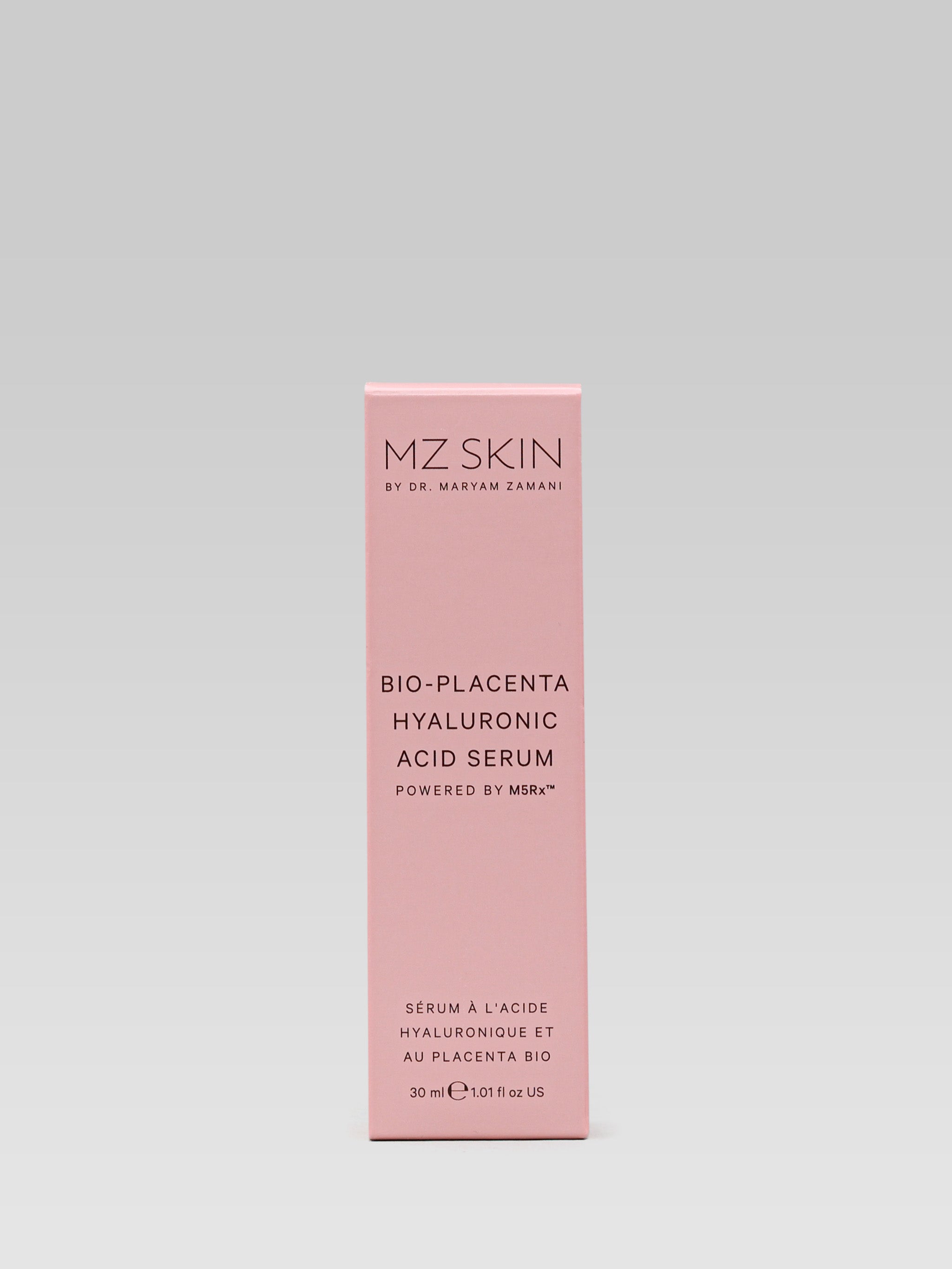 MZ SKIN Bio-Placenta Hyaluronic Acid Serum packaging