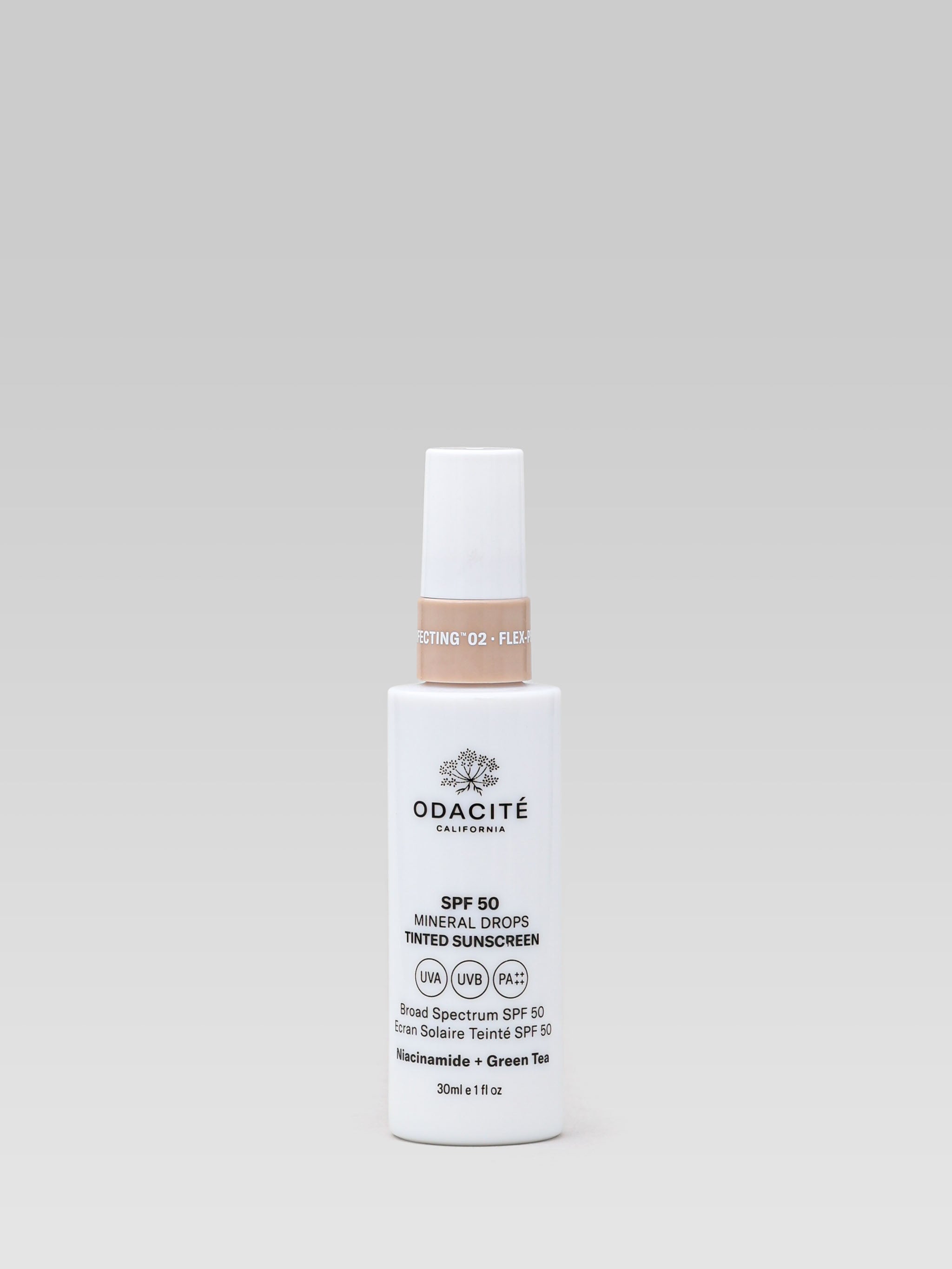 Odacite Tinted Sunscreen Mineral Drops SPF 50 product shot 