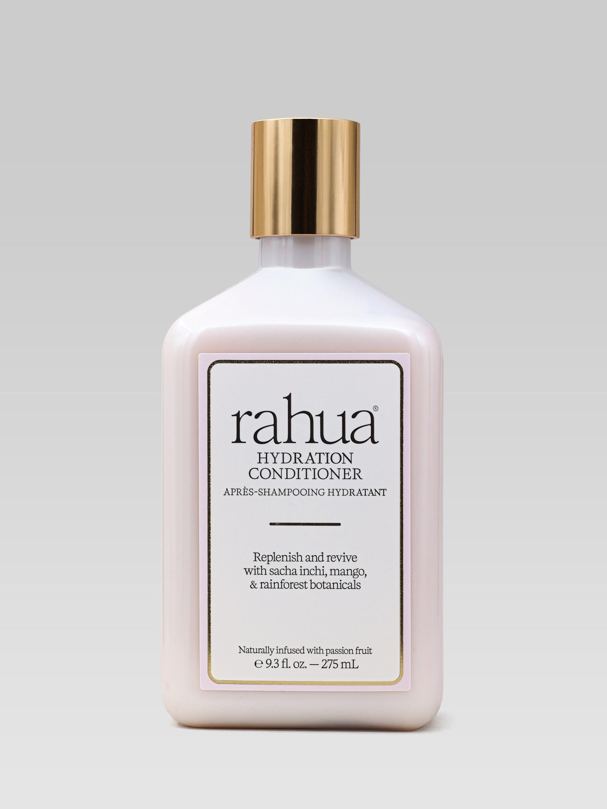 Product shot of the Rahua Hydration Conditioner with sacha inchi, mango, rainforest botanicals 