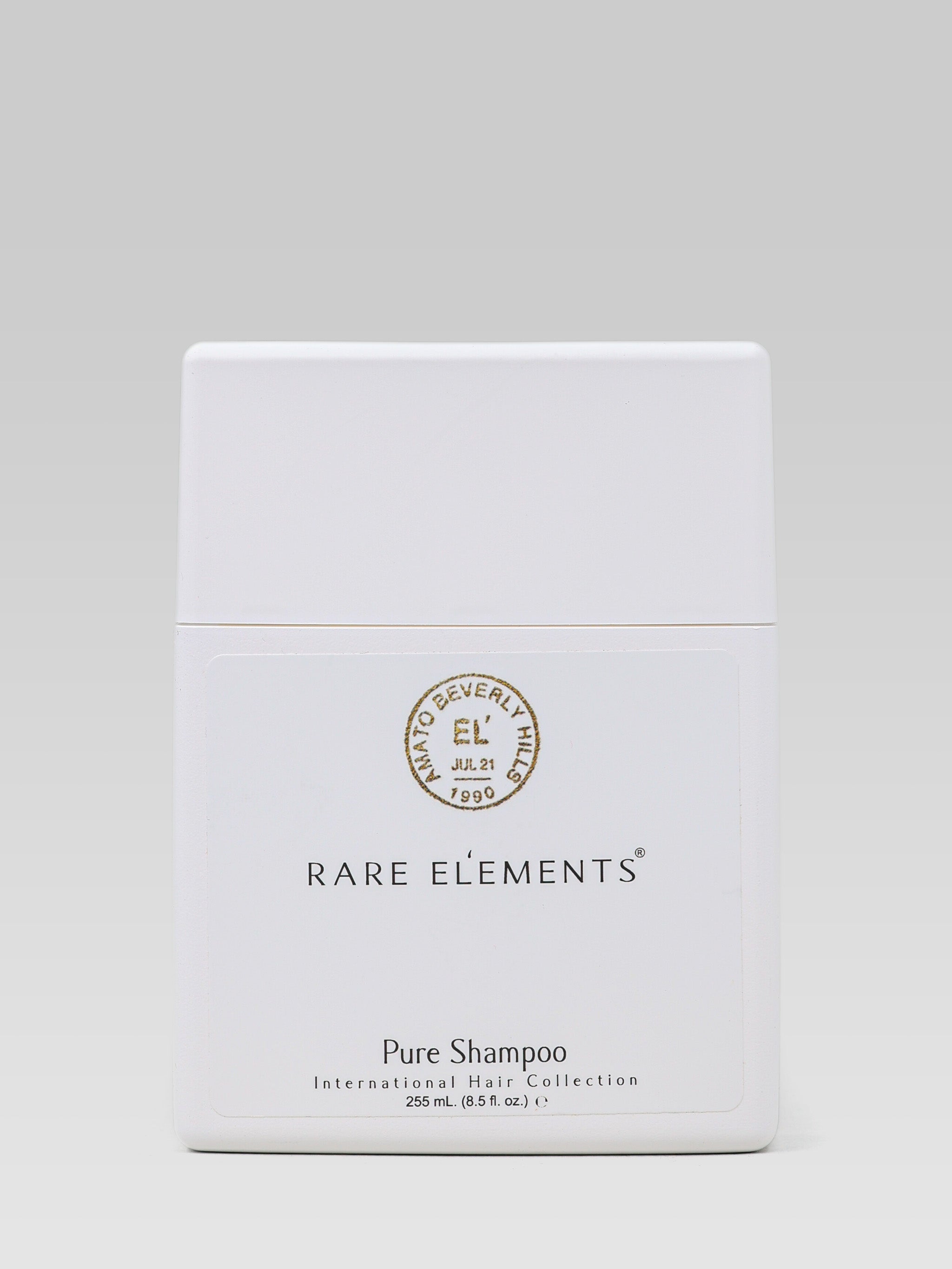 RARE EL’EMENTS Pure Shampoo International Hair Collection product  shot 250 ml