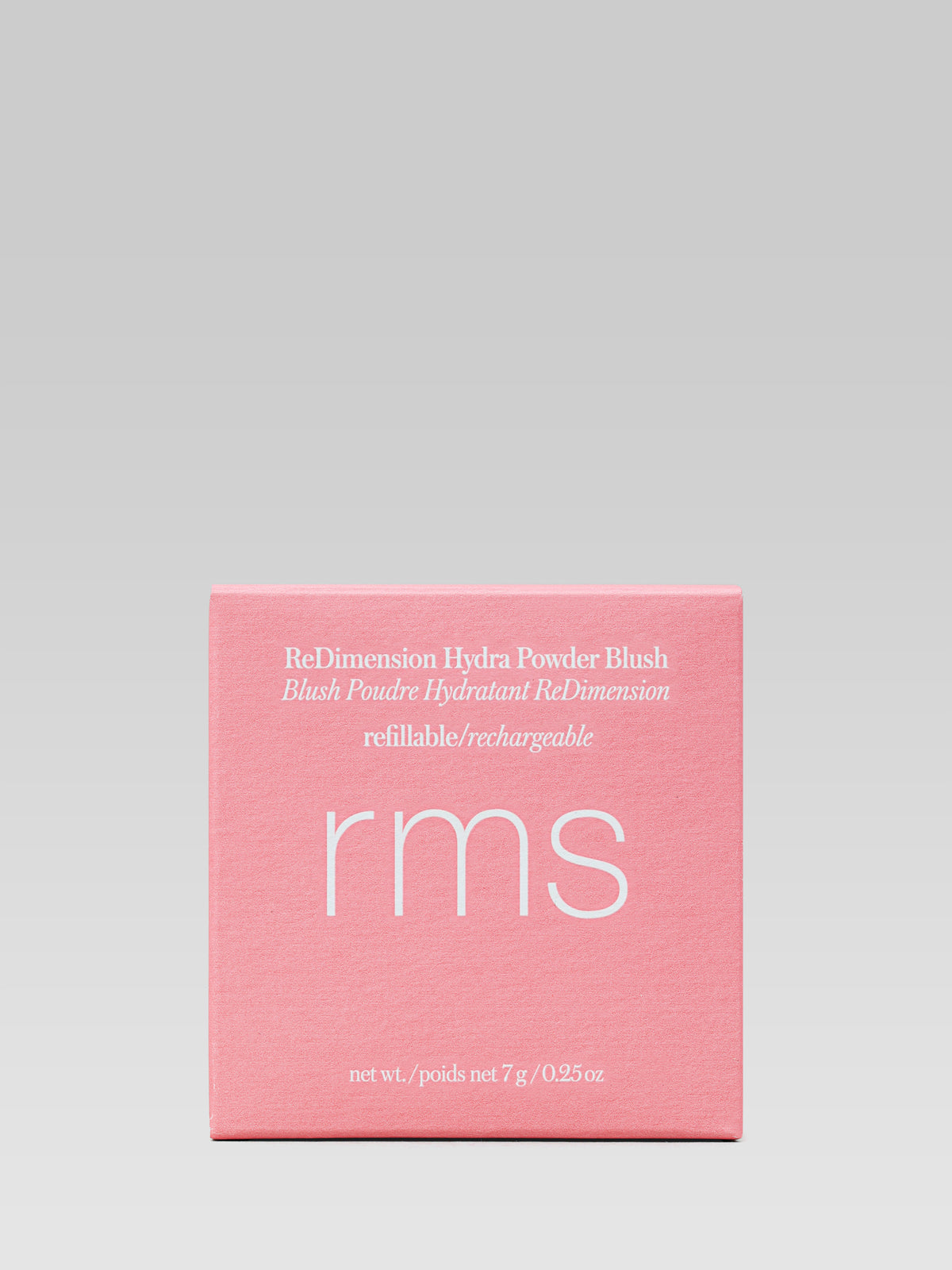 RMS BEAUTY ReDimension Hydra Powder Blush in French Rose packaging