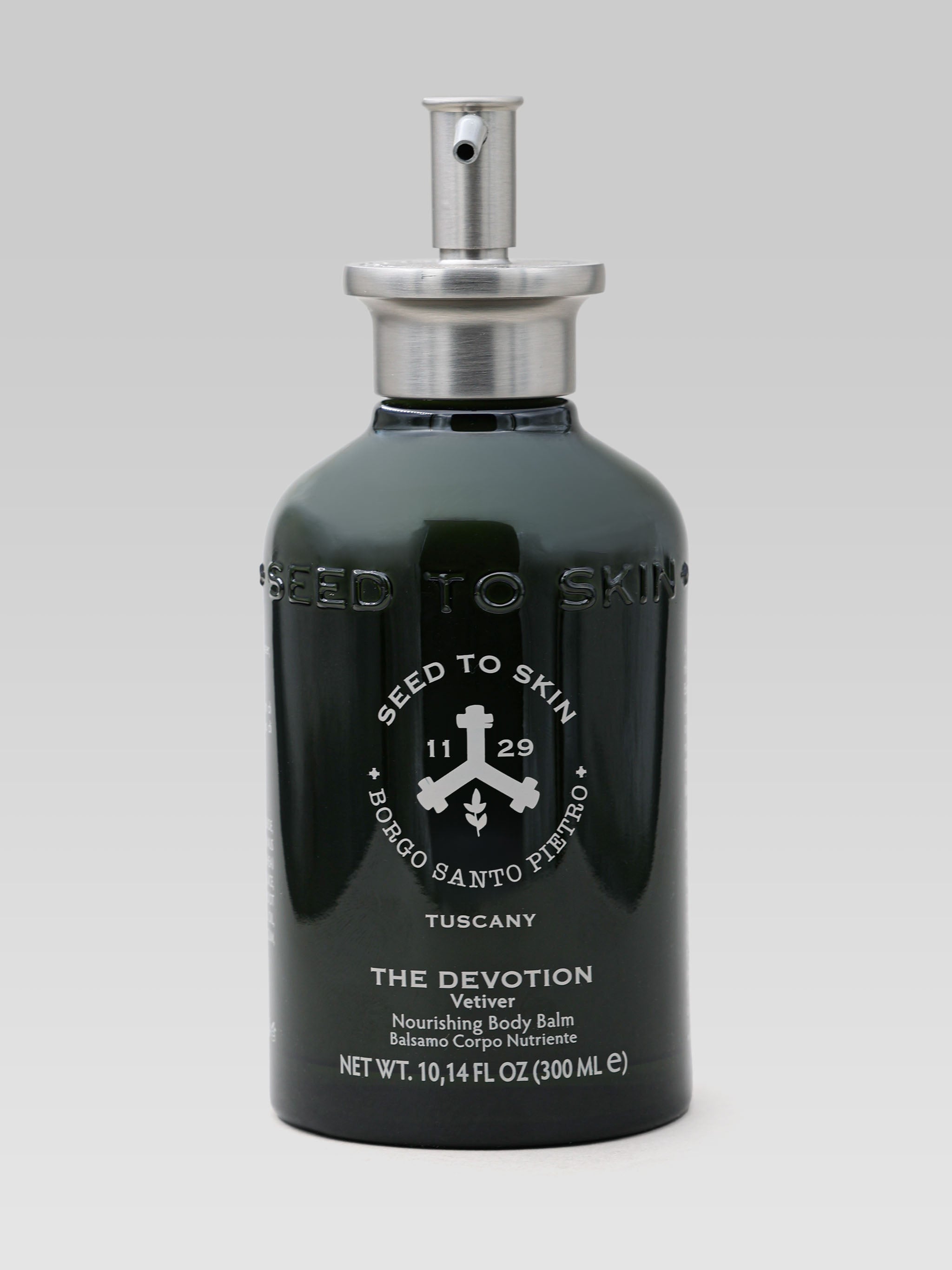 SEED TO SKIN The Devotion - Vetiver product shot Nourishing Body Balm 