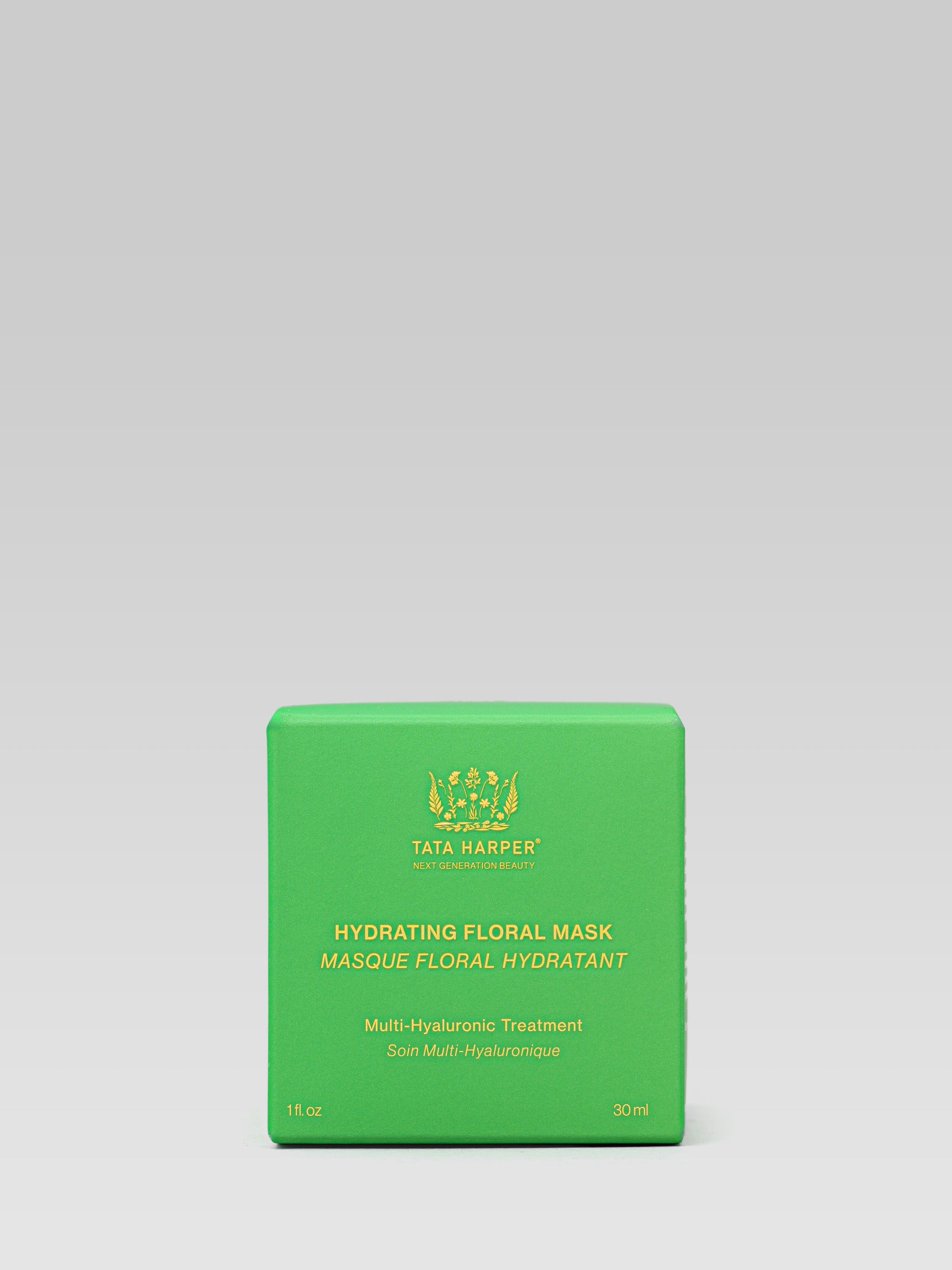 Tata Harper Hydrating Floral Mask product packaging 