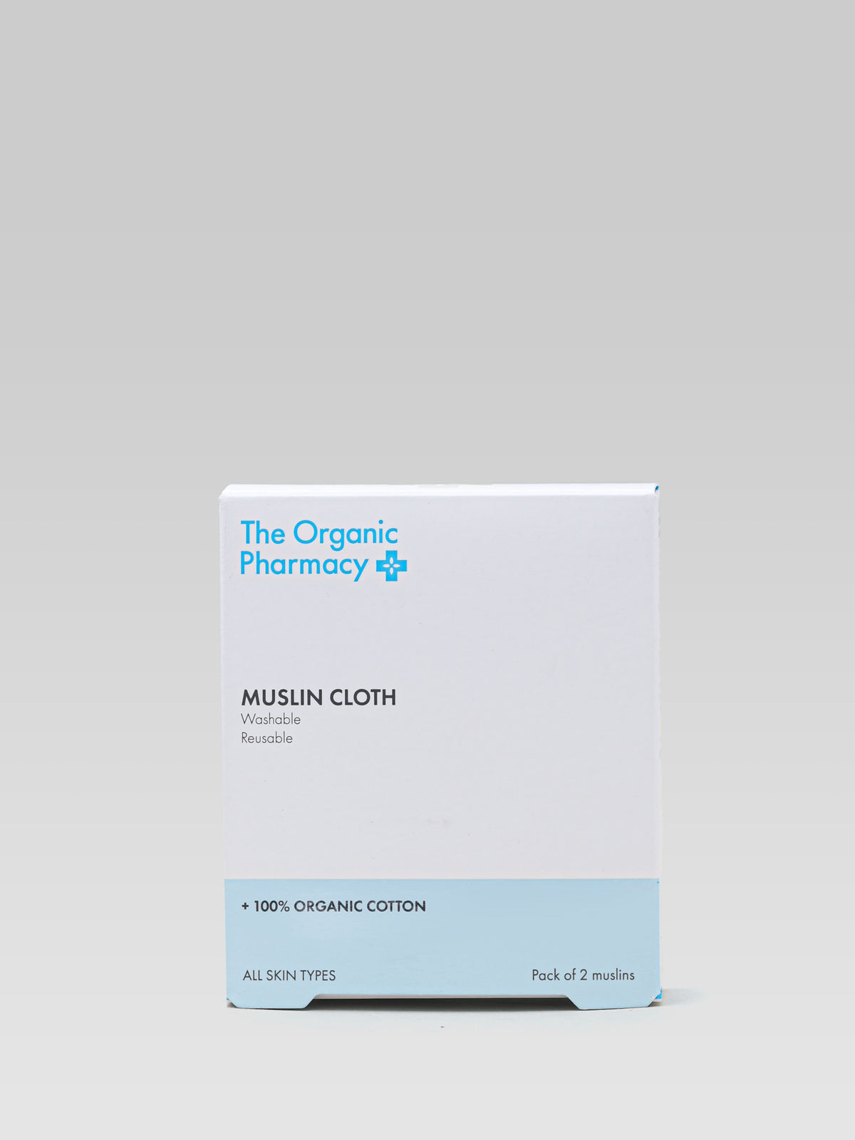 THE ORGANIC PHARMACY Muslin Cloth packaging