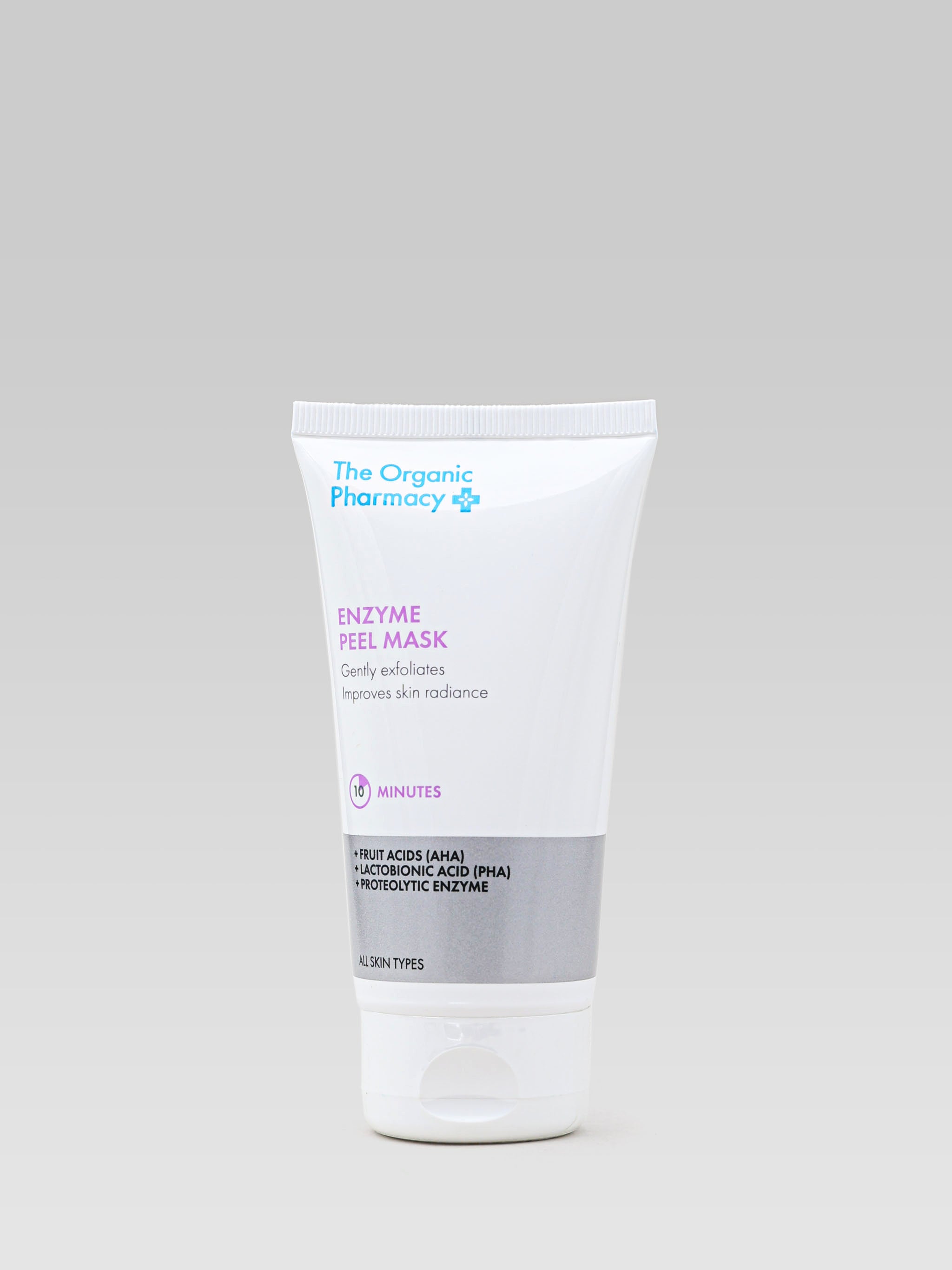 THE ORGANIC PHARMACY Enzyme Peel Mask gently exfoliates with AHA, PHA, and Enzymes. All skin types. product shot