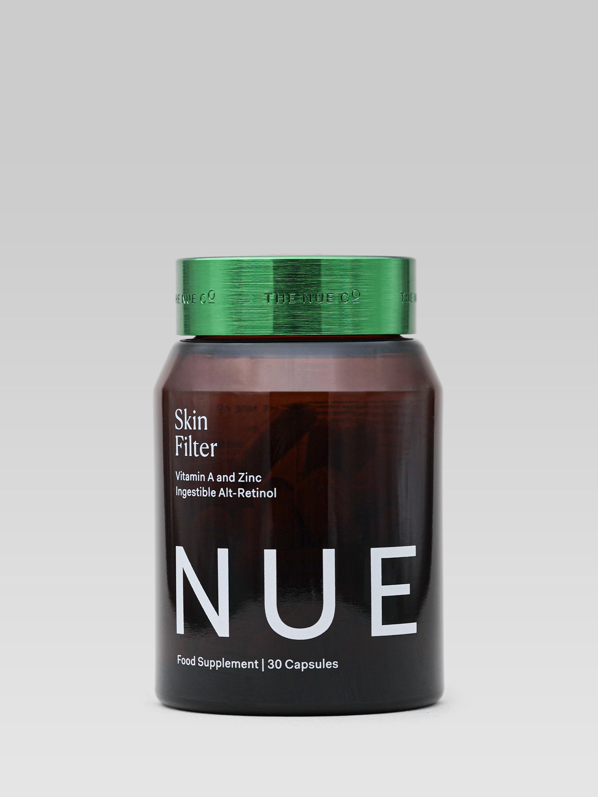 THE NUE CO Skin Filter Vitamin A and Zinc & Ingestible Alt-Retinol product shot 