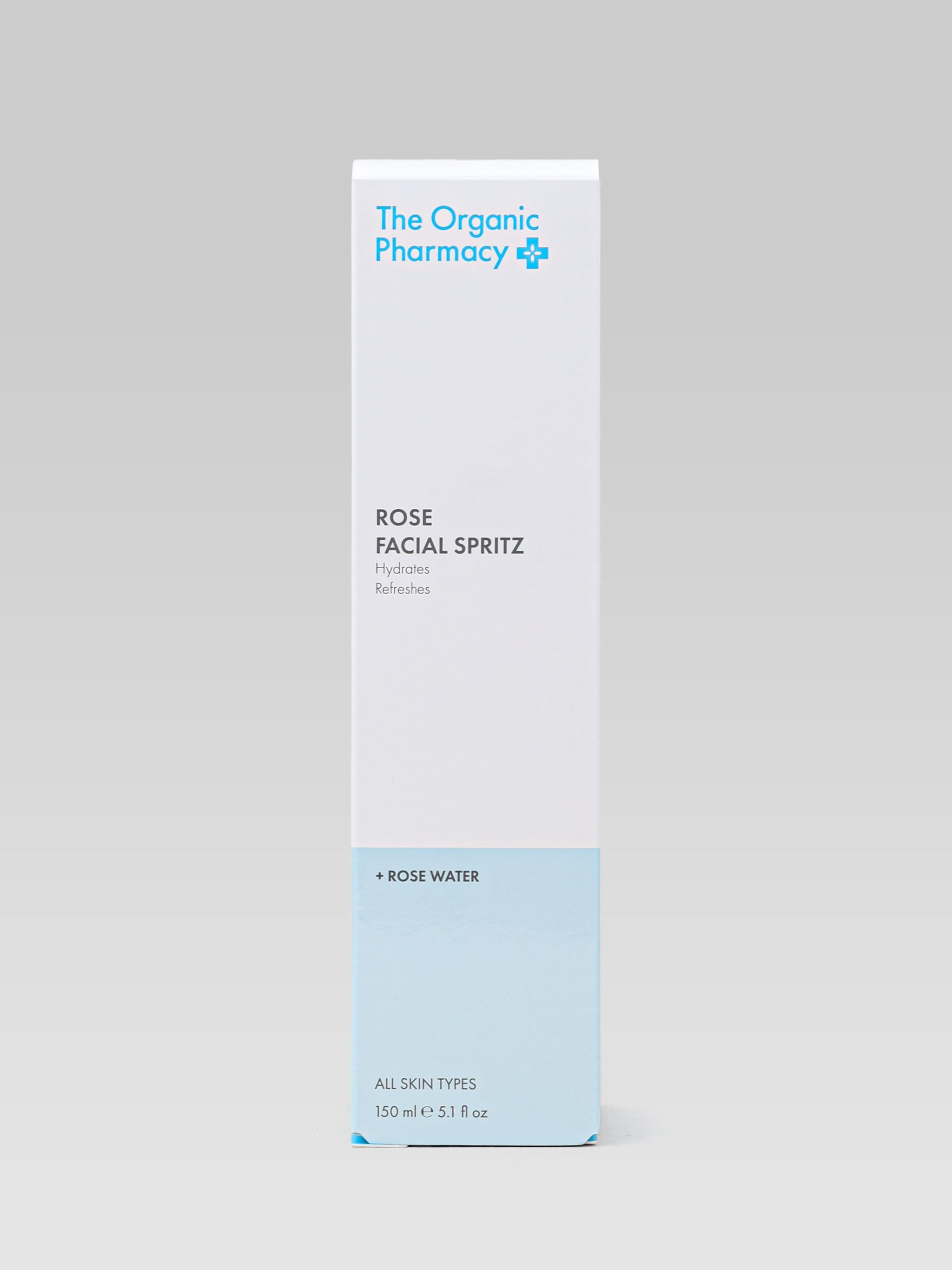 The Organic Pharmacy Rose Facial Spritz packaging